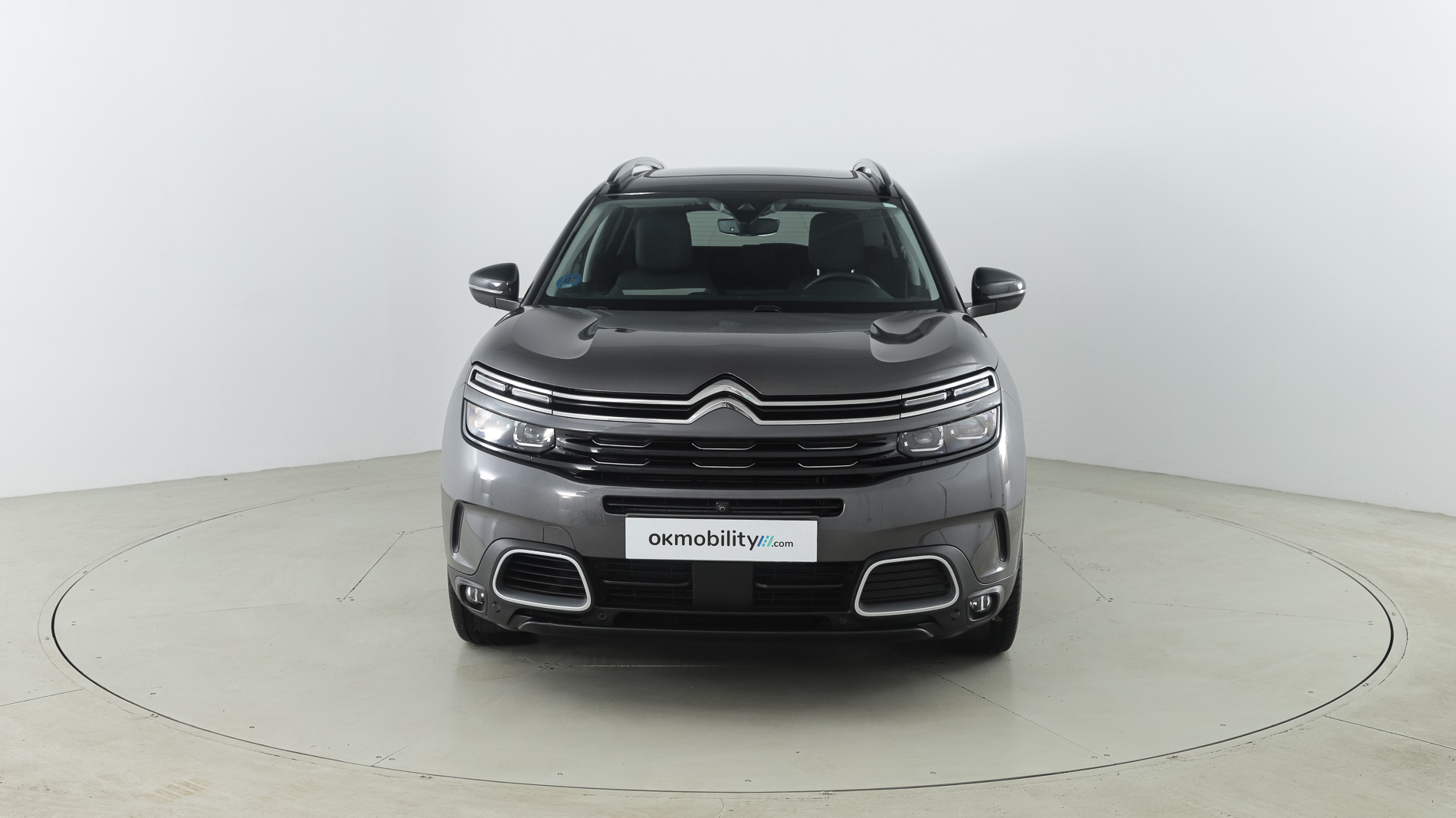 citroen c5 aircross shine 1.6 PURETECH HYBRID 225 E-EAT 2022 gris acier / negro 4