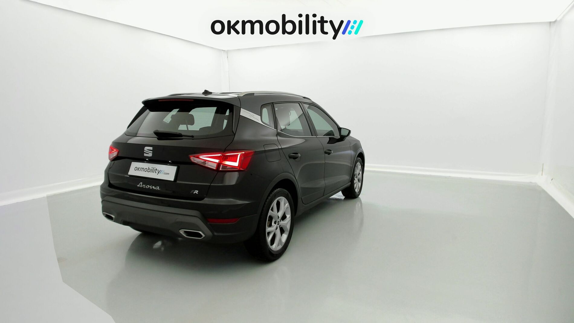 seat arona fr 1.0 TSI 110 2023 midnight schwarz metallic / magnetic grau metallic 11