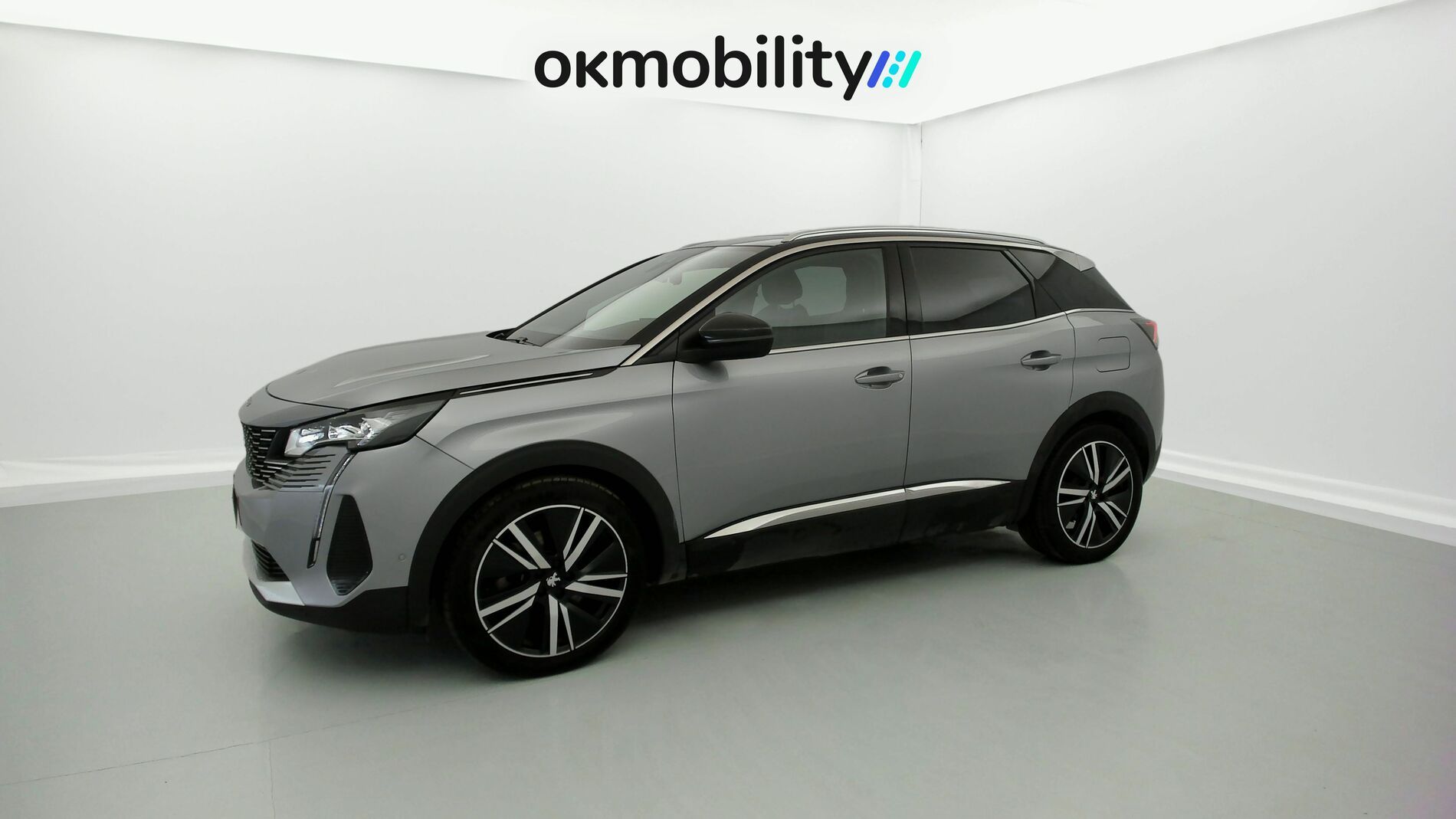 peugeot 3008 gt pack 1.6 HYBRID 300 EAT PHEV 2022 gris artense / negro 4