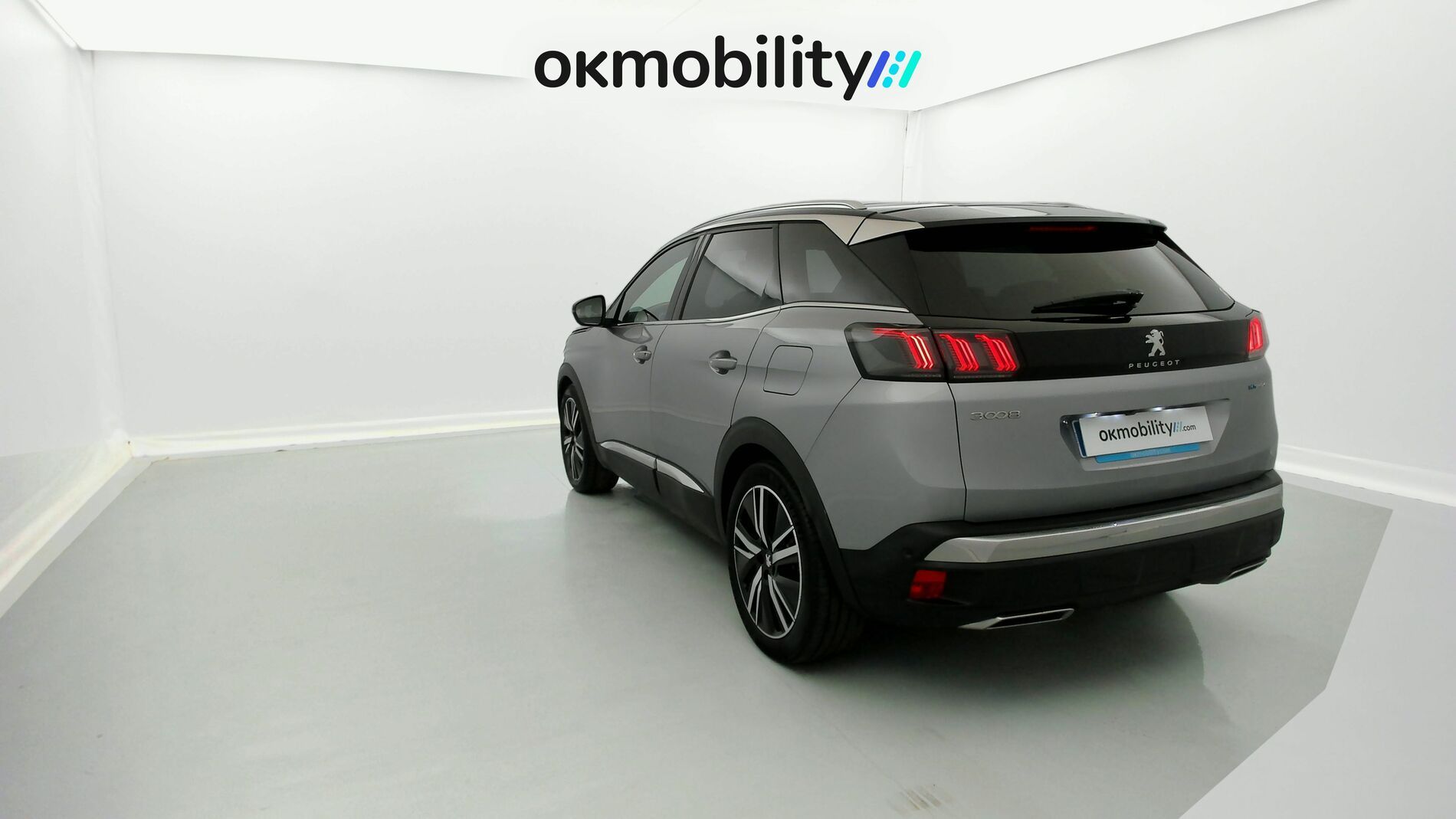 peugeot 3008 gt pack 1.6 HYBRID 300 EAT PHEV 2022 gris artense / negro 8