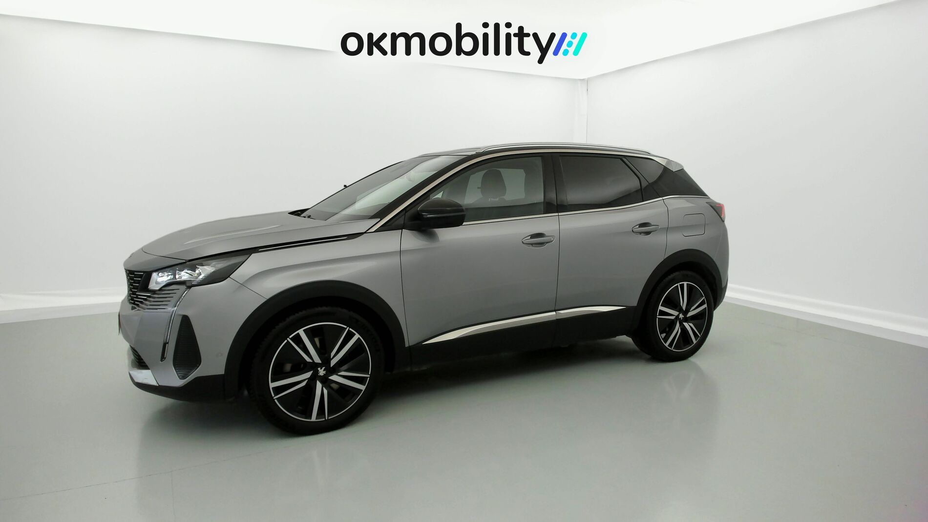 peugeot 3008 gt pack 1.6 HYBRID 300 EAT PHEV 2022 gris artense / negro 4