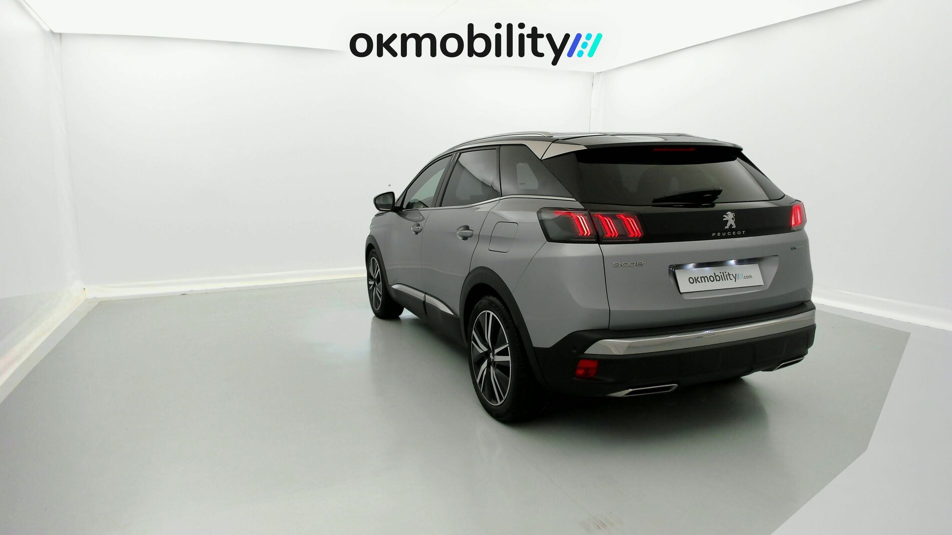 peugeot 3008 gt pack 1.6 HYBRID 300 EAT PHEV 2022 gris artense / negro 8