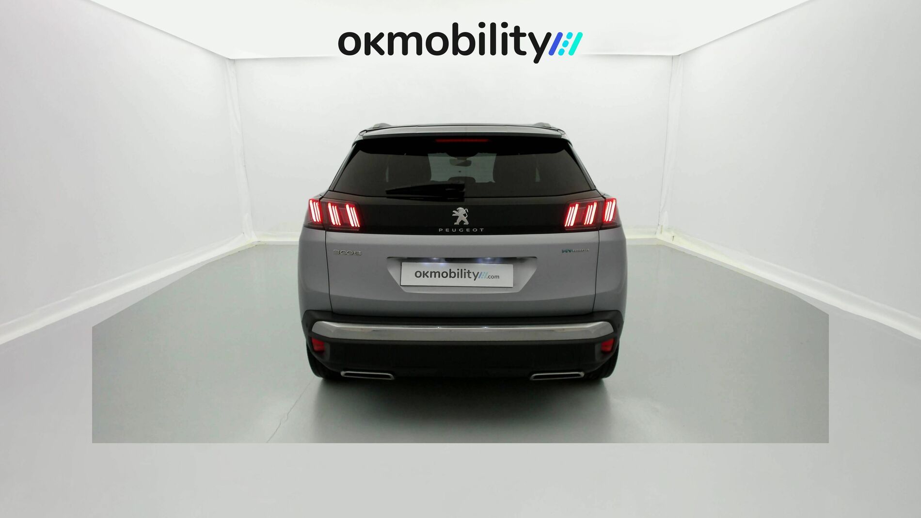 peugeot 3008 gt pack 1.6 HYBRID 300 EAT PHEV 2022 gris artense / negro 9