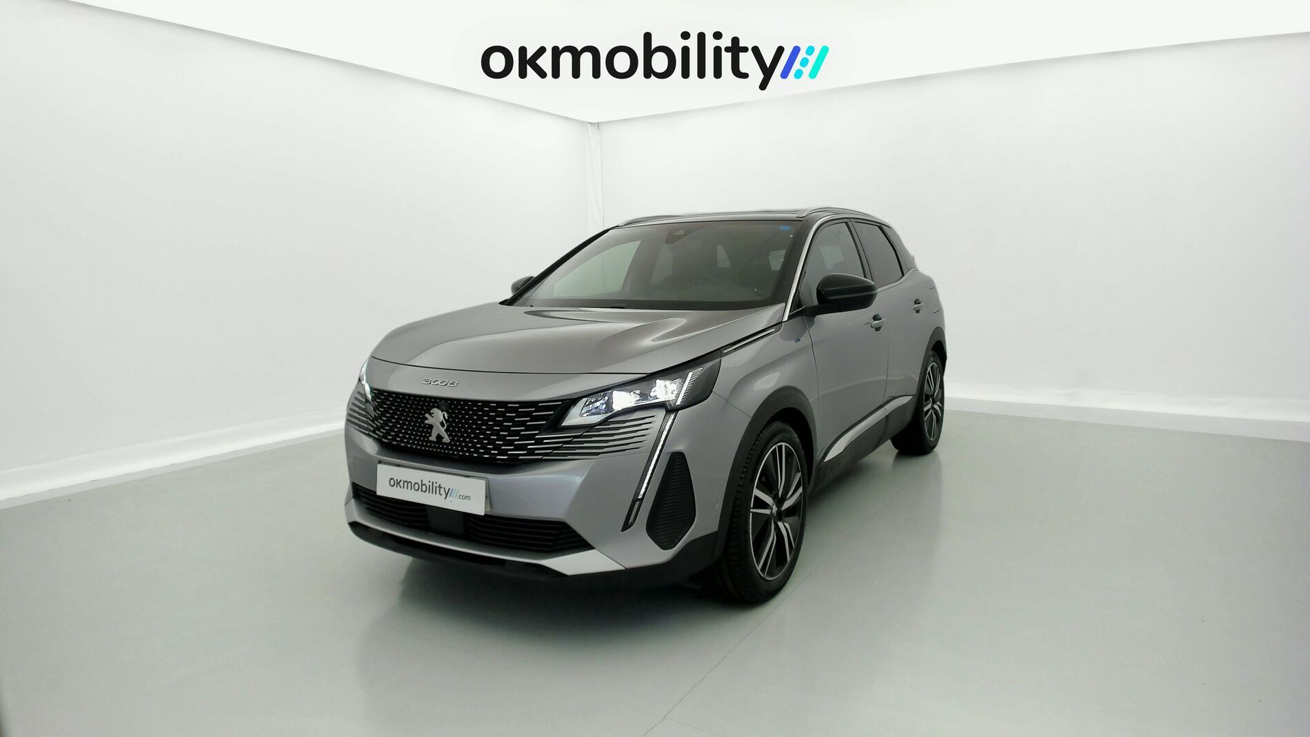 peugeot 3008 gt pack 1.6 HYBRID 300 EAT PHEV 2022 gris artense / negro 1