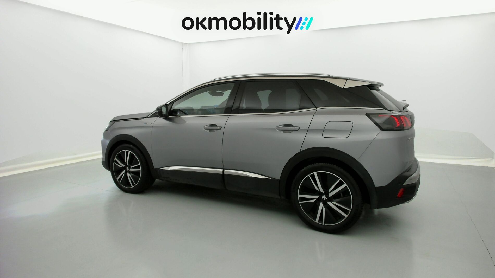 peugeot 3008 gt pack 1.6 HYBRID 300 EAT PHEV 2022 gris artense / negro 8