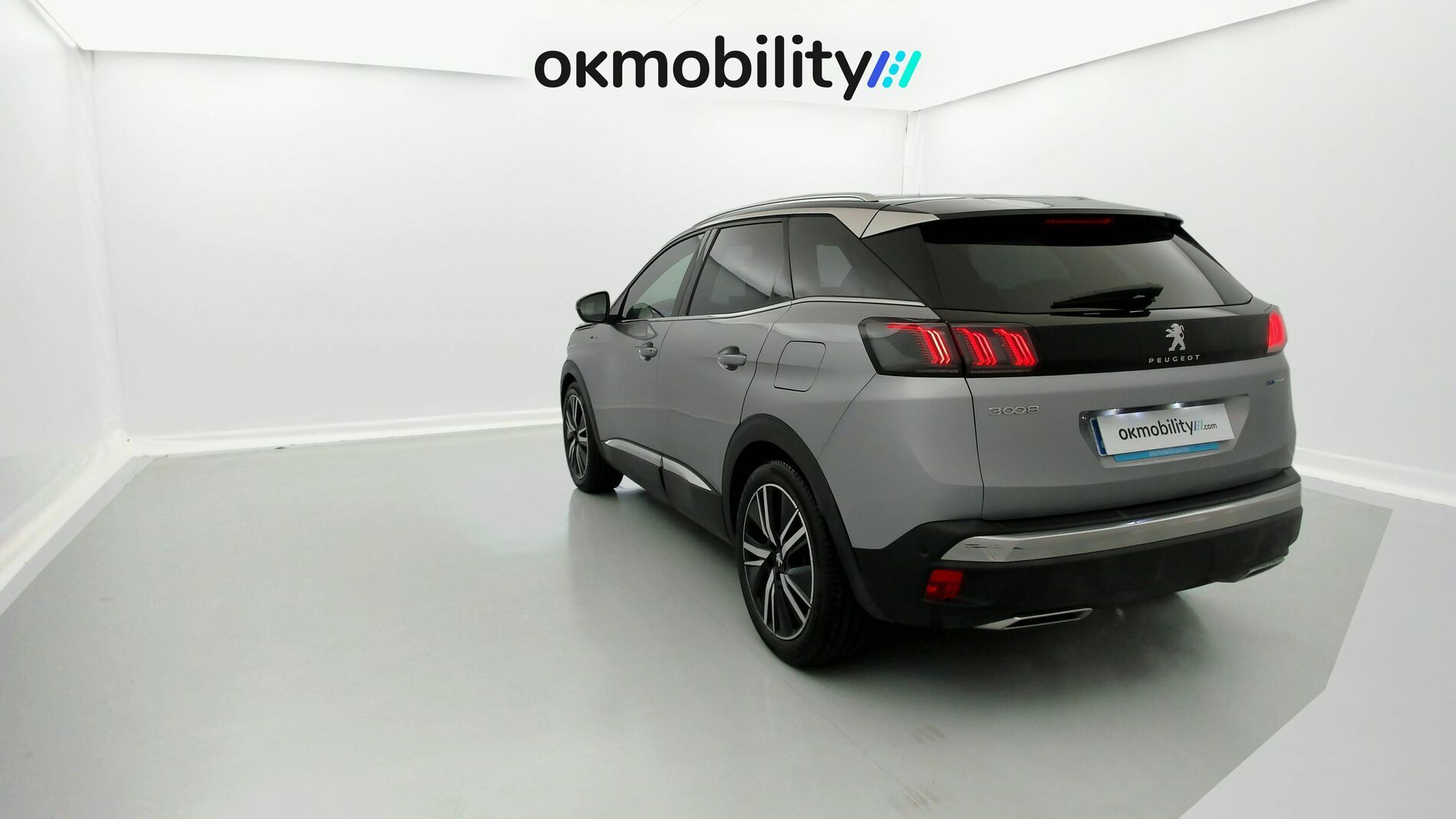 peugeot 3008 gt pack 1.6 HYBRID 300 EAT PHEV 2022 gris artense / negro 9