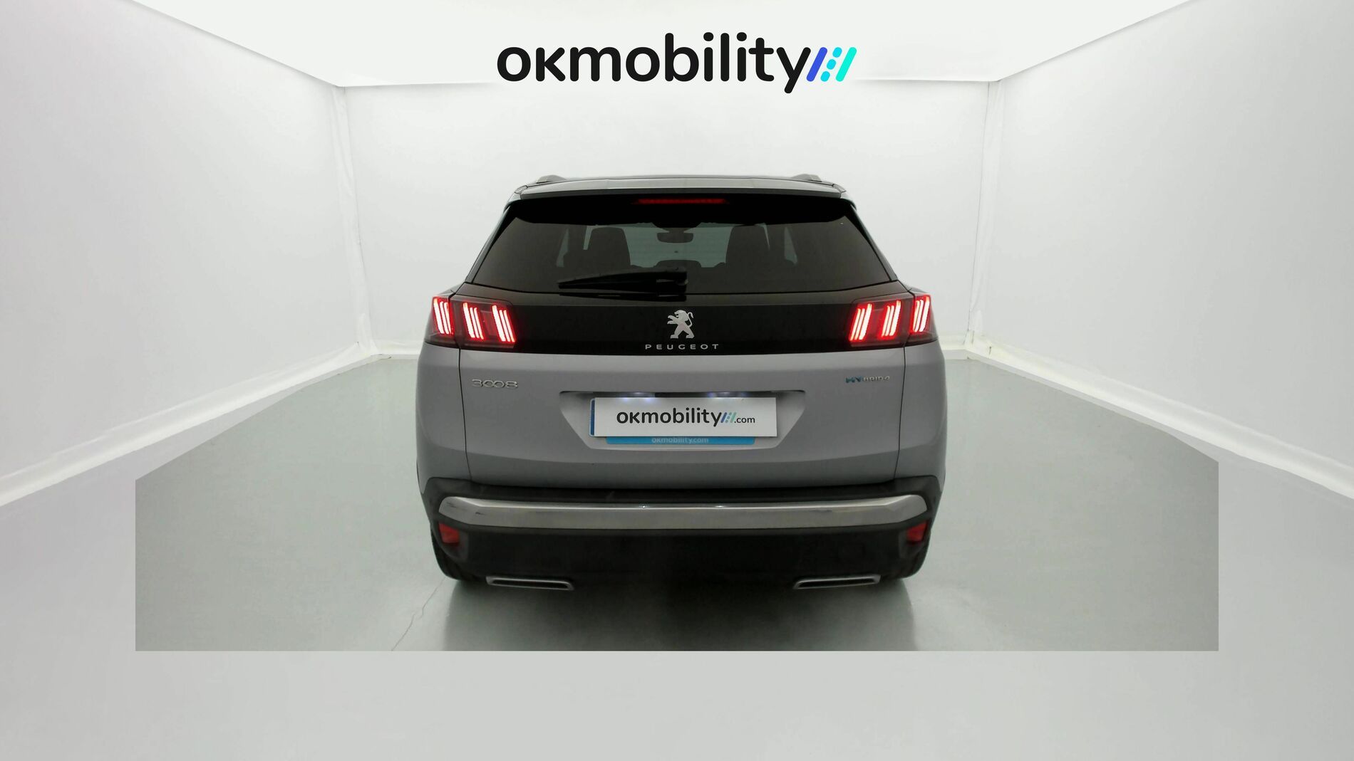 peugeot 3008 gt pack 1.6 HYBRID 300 EAT PHEV 2022 gris artense / negro 10