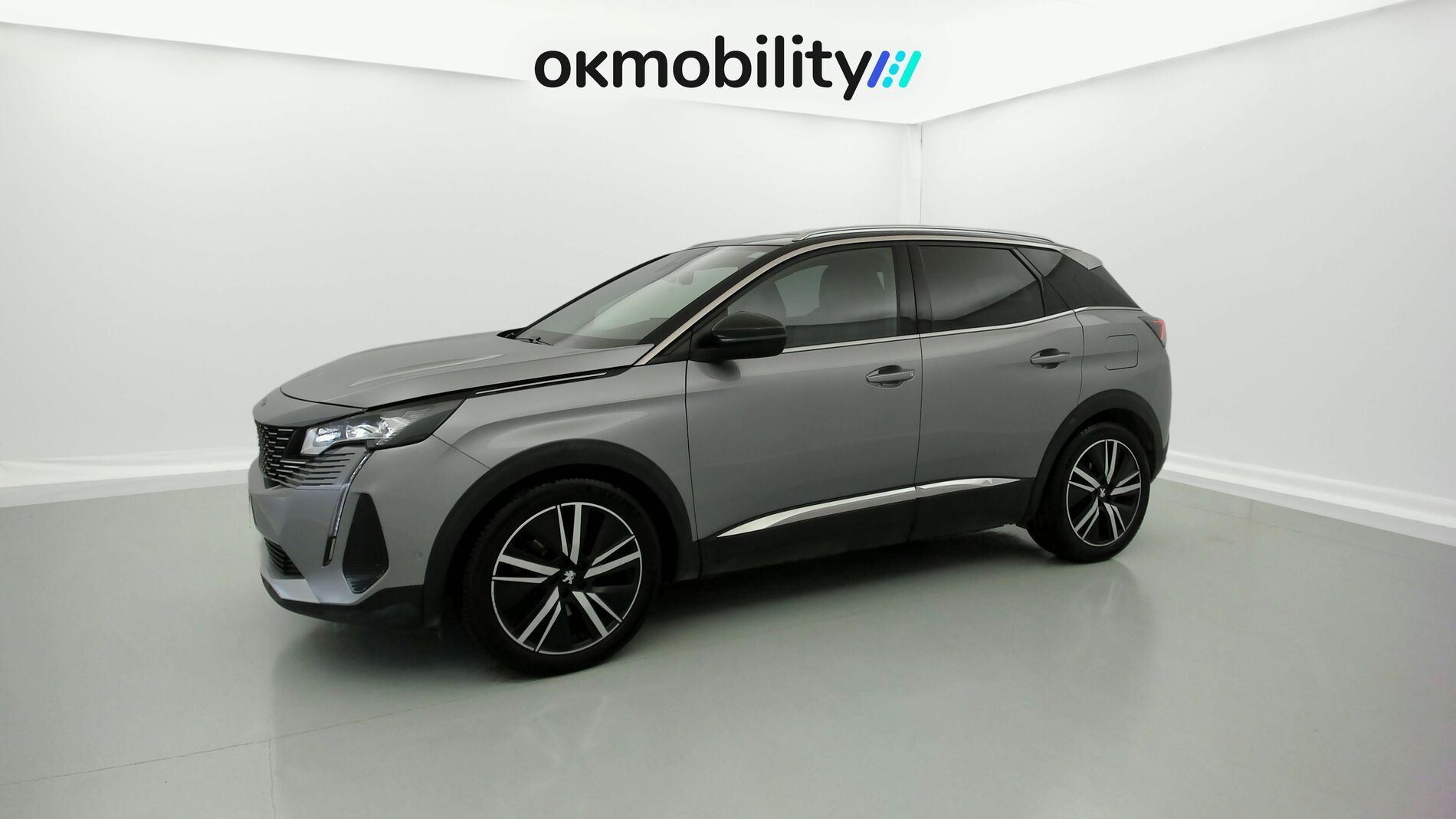 peugeot 3008 gt pack 1.6 HYBRID 300 EAT PHEV 2022 gris artense / negro 5