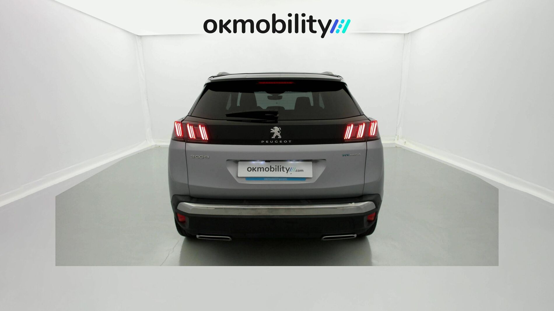 peugeot 3008 gt pack 1.6 HYBRID 300 EAT PHEV 2022 gris artense / negro 10