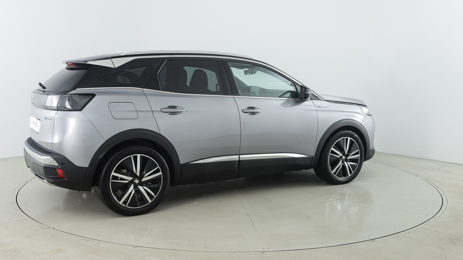 peugeot 3008 gt pack 1.6 HYBRID 300 EAT PHEV 2022 gris artense / negro 12