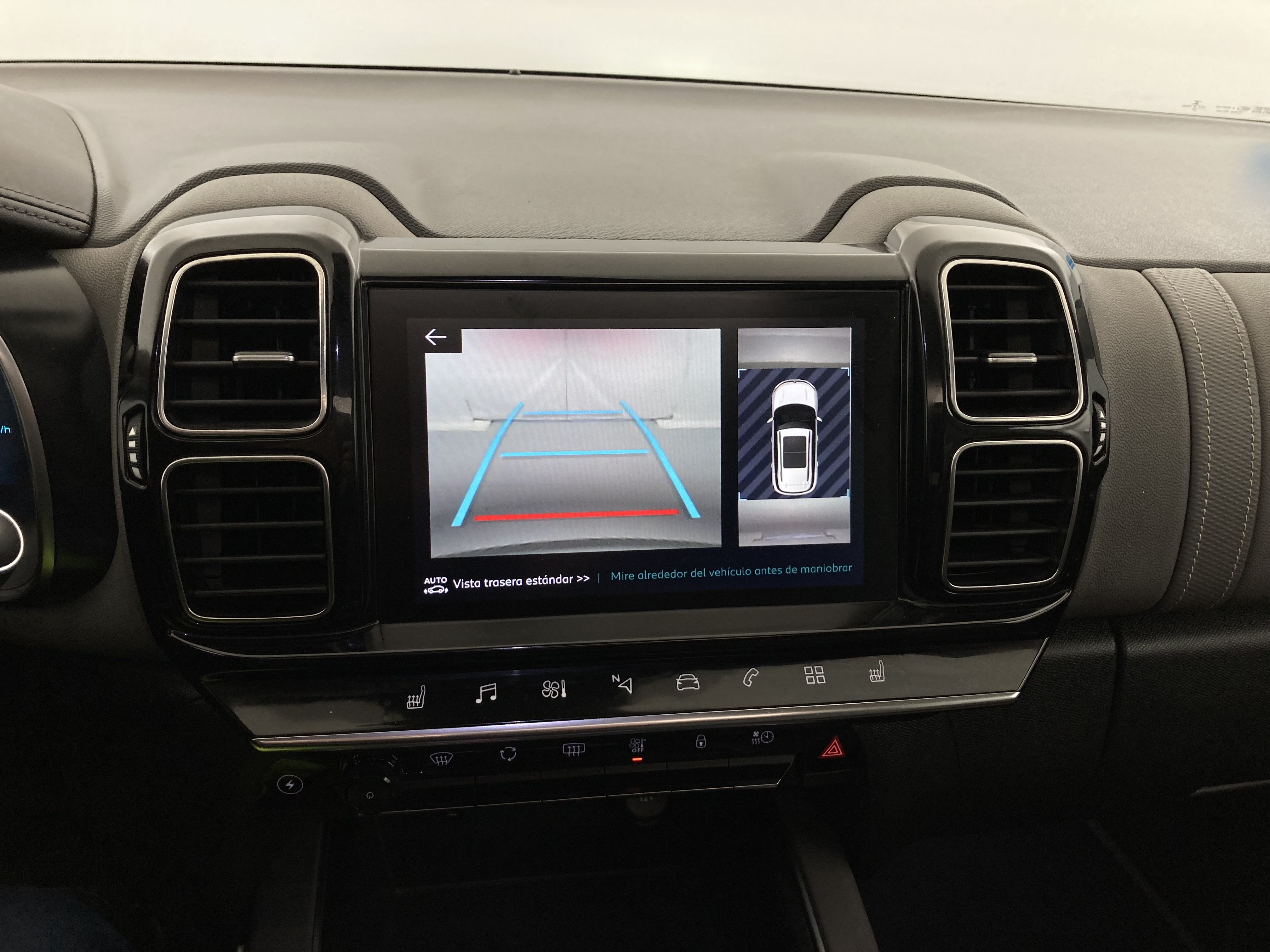 citroen c5 aircross shine 1.6 PURETECH HYBRID 225 E-EAT 2022 gris platino / negro 19