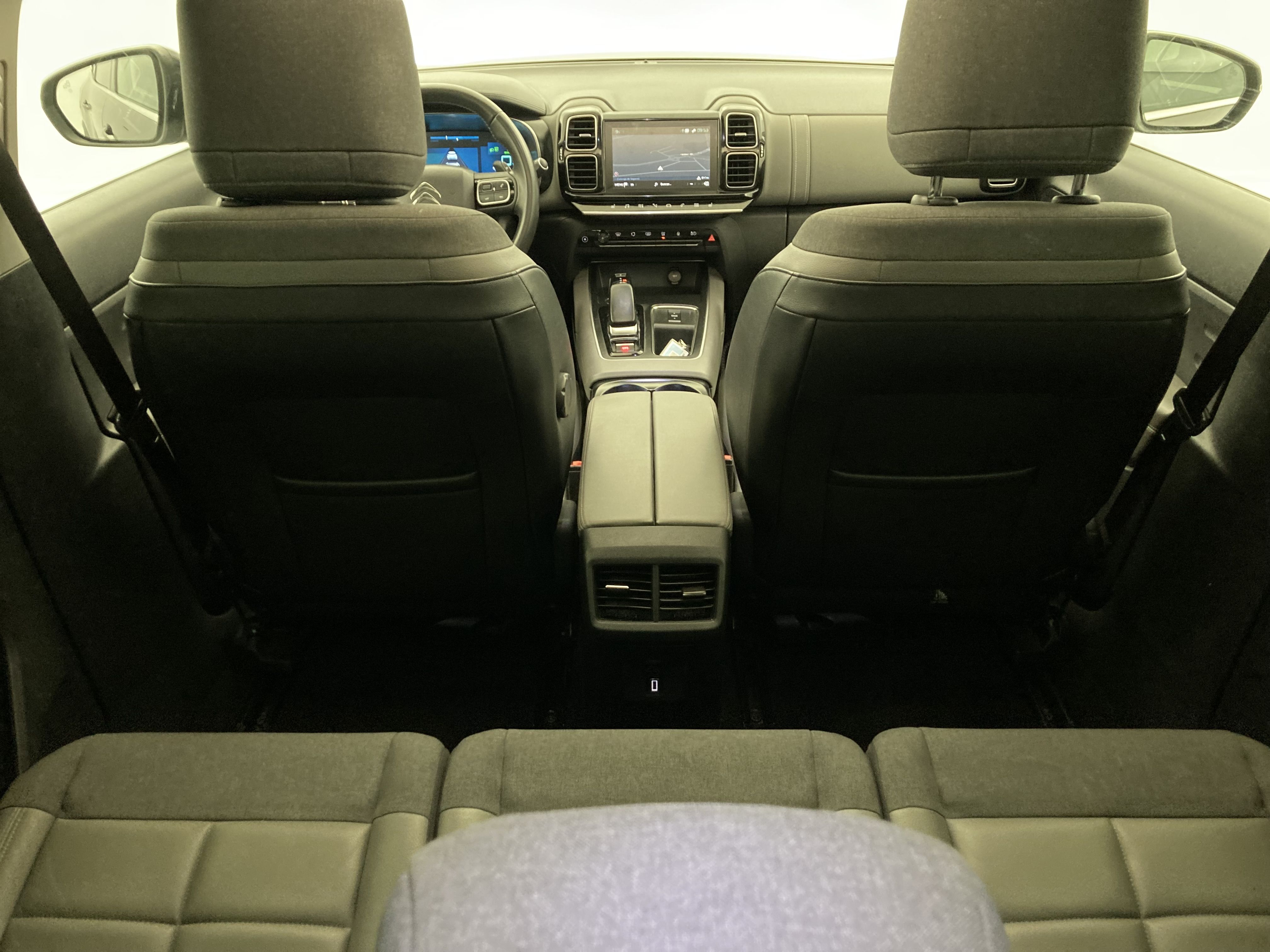 citroen c5 aircross shine 1.6 PURETECH HYBRID 225 E-EAT 2022 gris platino / negro 23