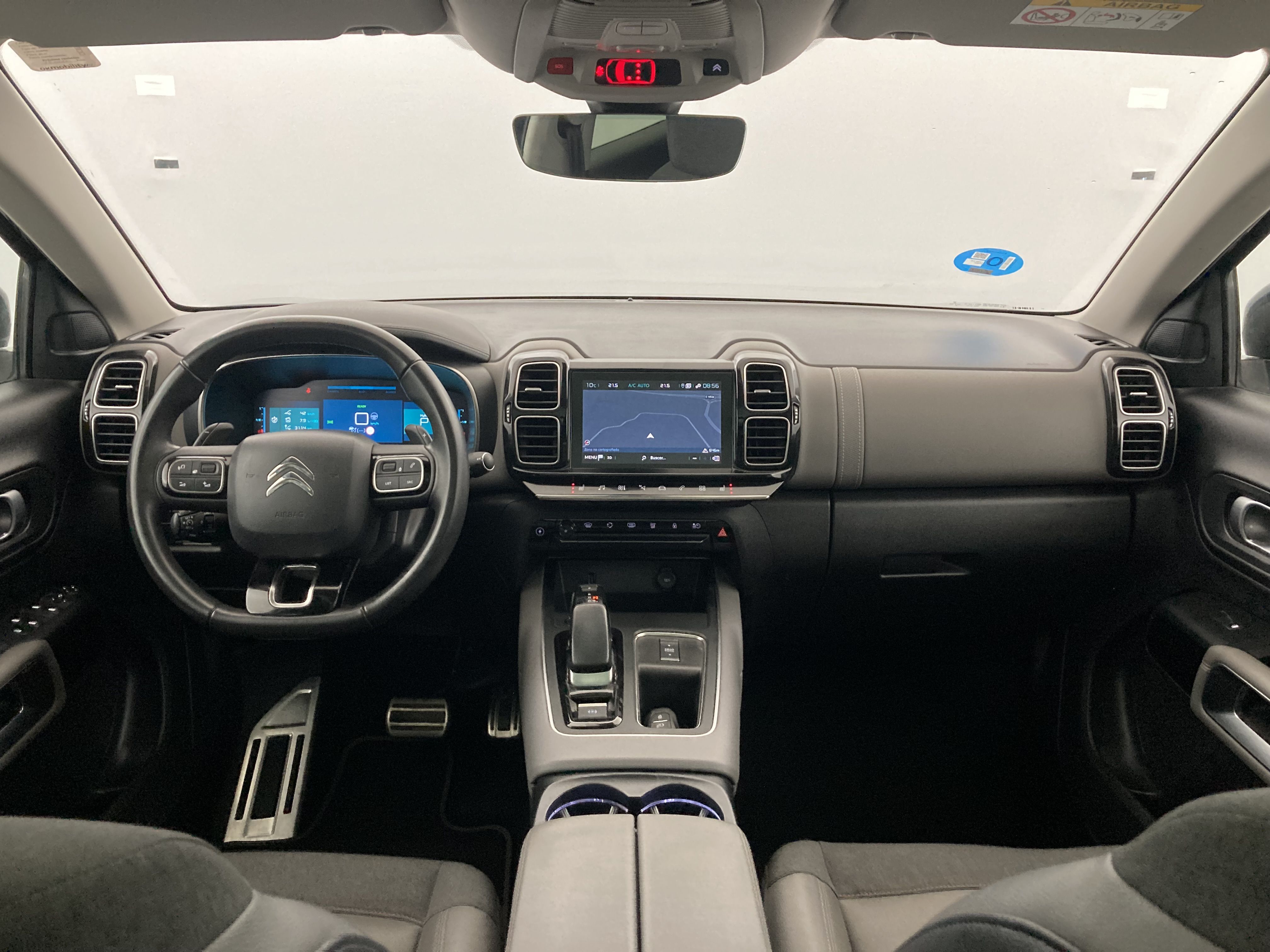 citroen c5 aircross shine 1.6 PURETECH HYBRID 225 E-EAT 2022 negro perla nera 31