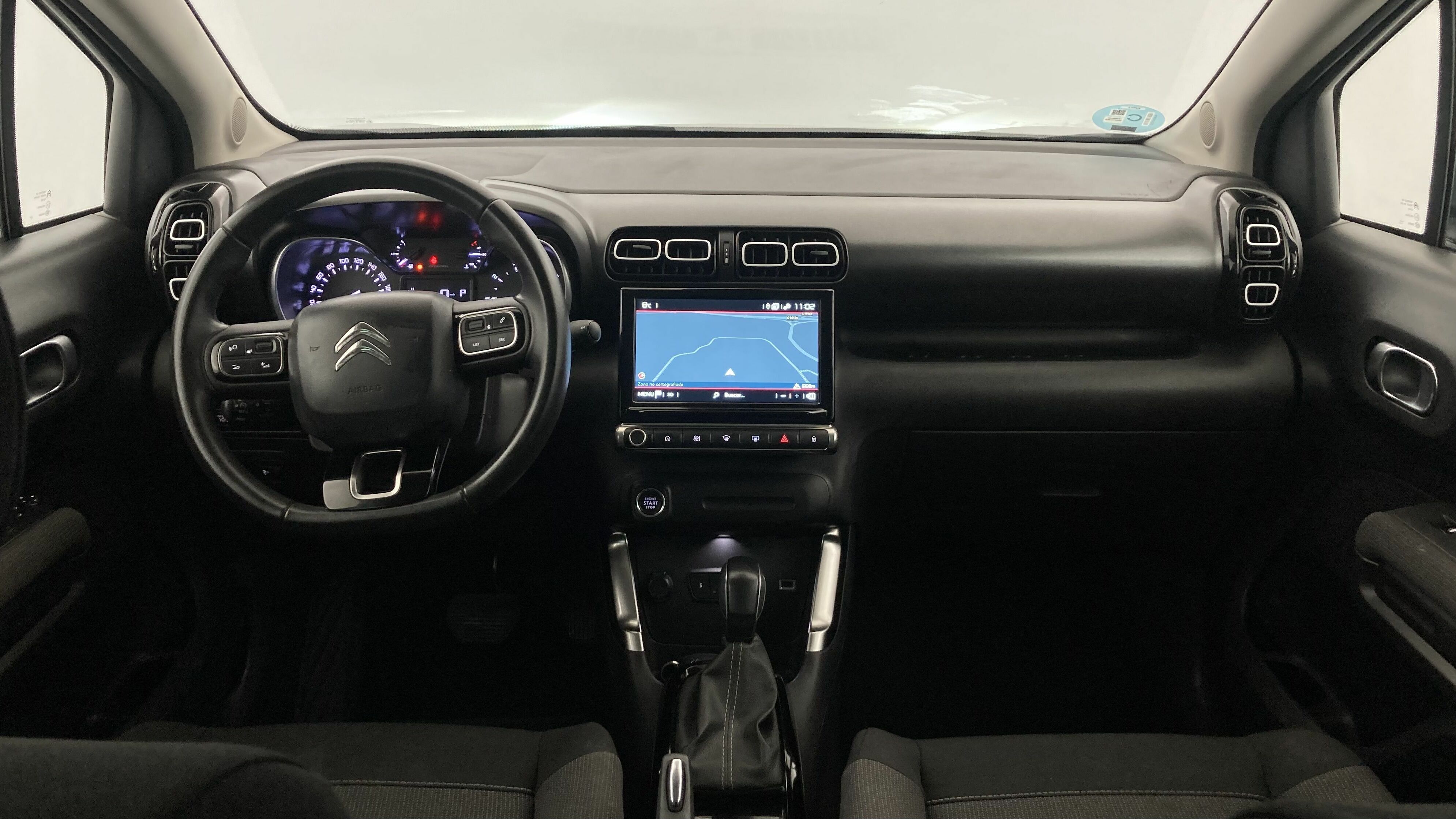 citroen c3 aircross shine pack 1.2 PURETECH 130 EAT 2023 gris acero / negro 15