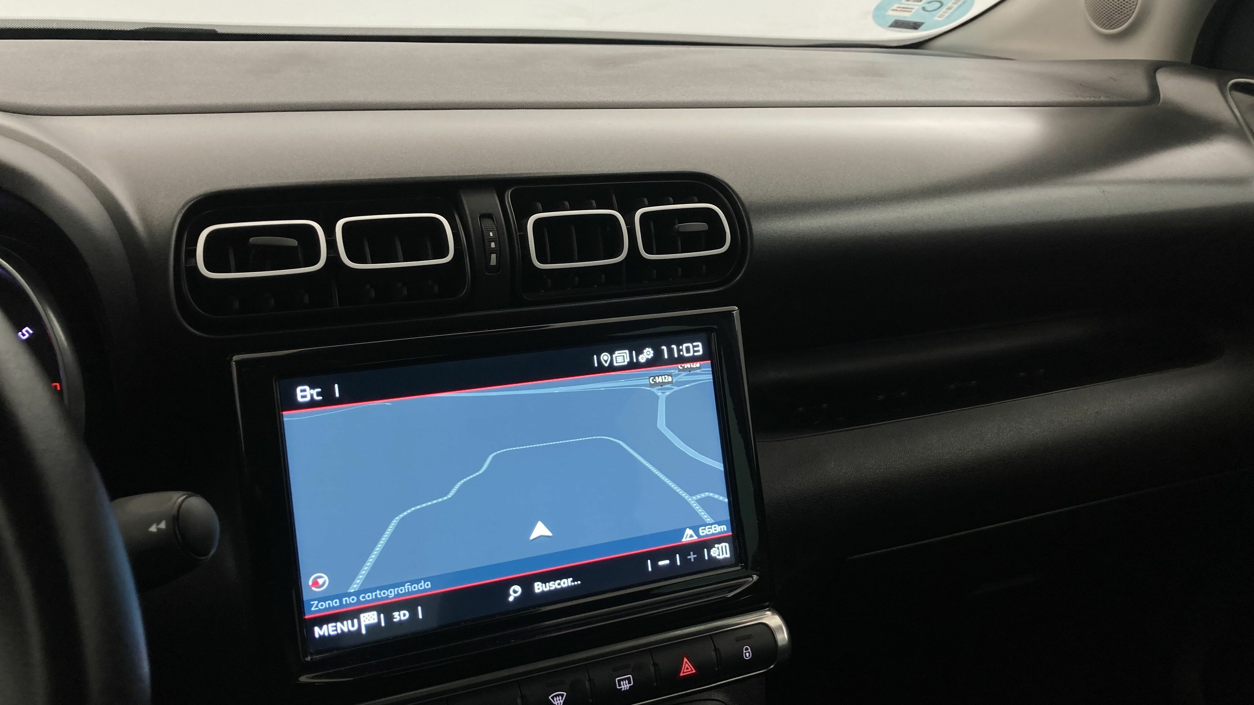 citroen c3 aircross shine pack 1.2 PURETECH 130 EAT 2023 gris acero / negro 18