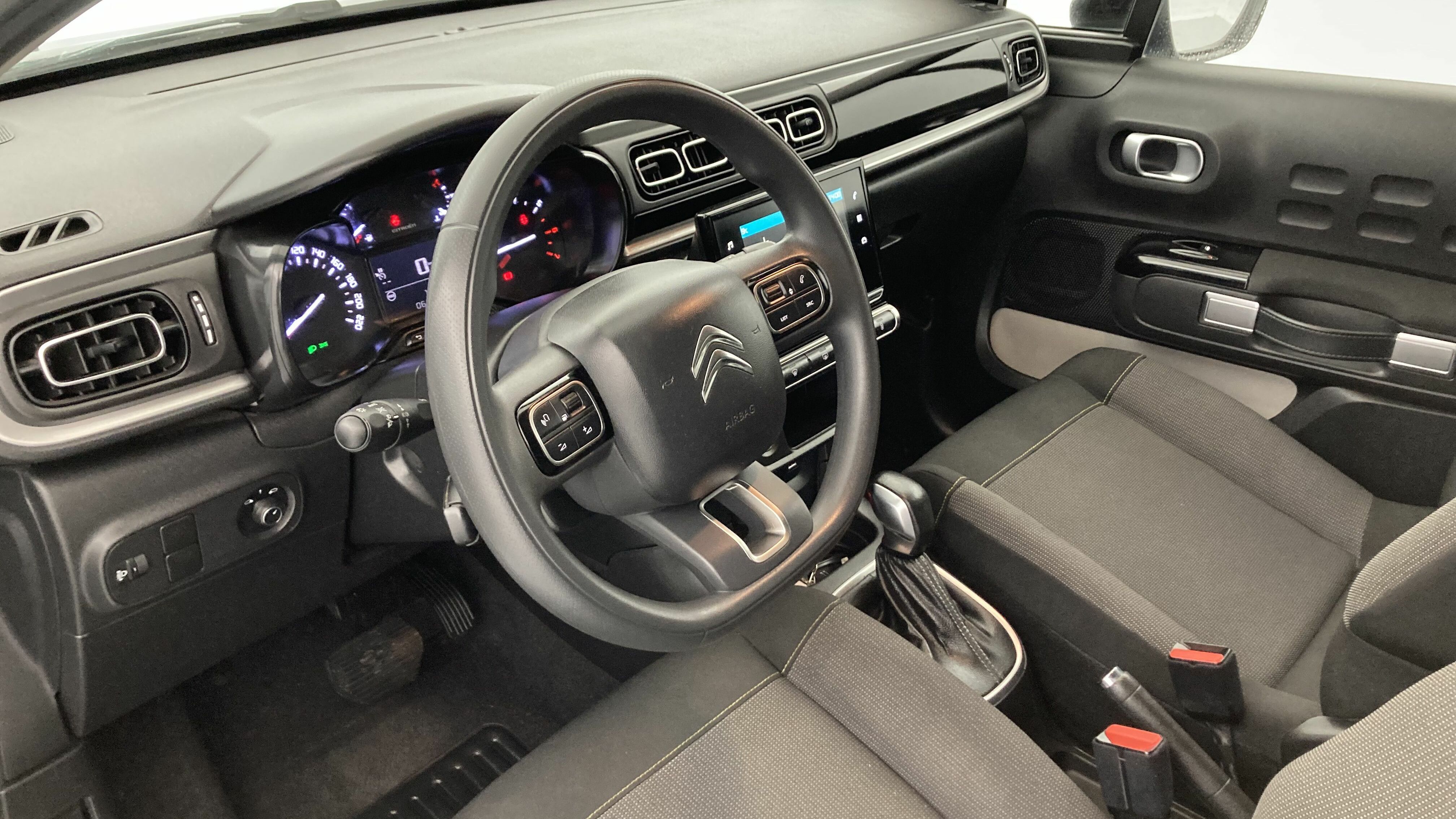 citroen c3 shine 1.2 PURETECH 110 EAT 2023 gris platino / negro 12