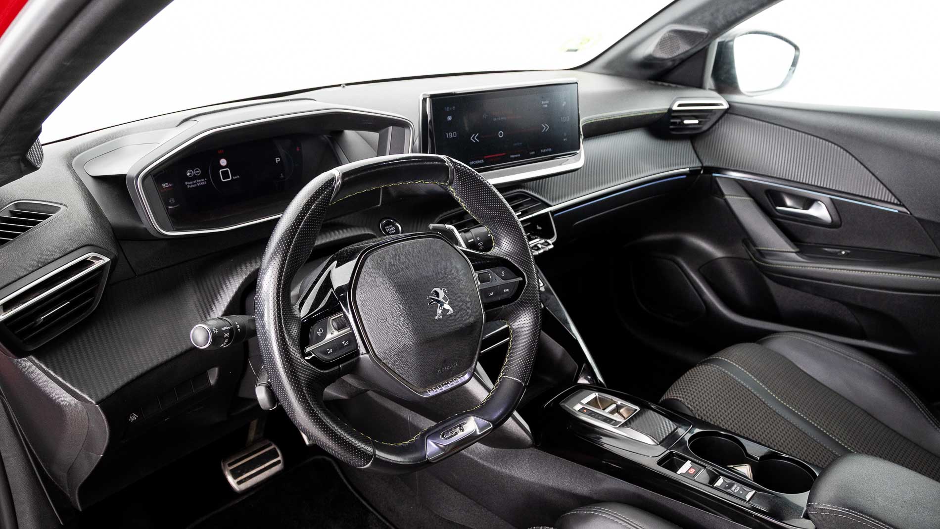 peugeot 208 gt 1.2 PURETECH 100 EAT 2023 rojo elixir 14