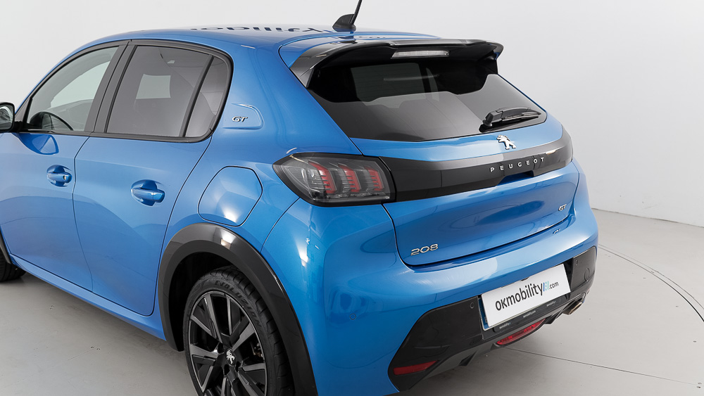 peugeot 208 gt 1.2 PURETECH 100 EAT 2023 azul vertigo 35