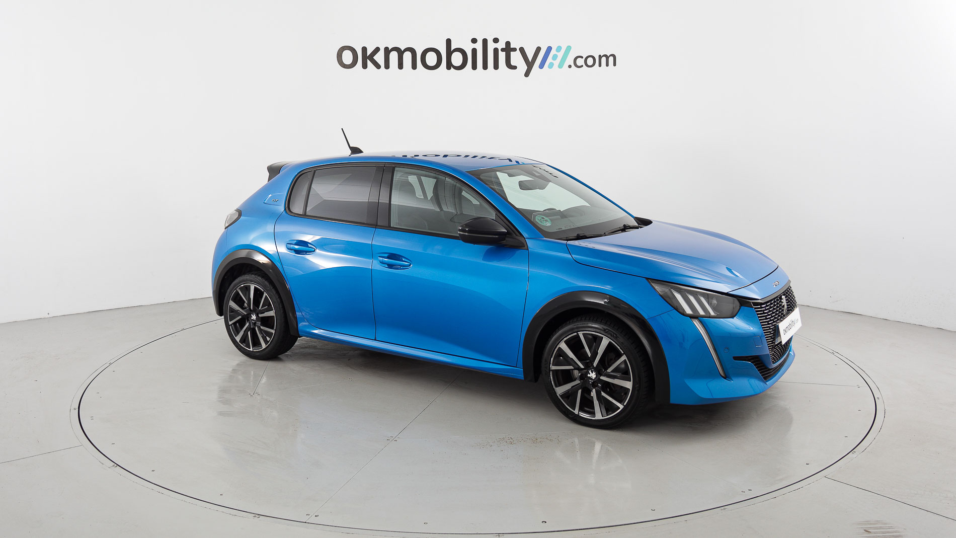 peugeot 208 gt 1.2 PURETECH 100 EAT 2023 azul vertigo 2