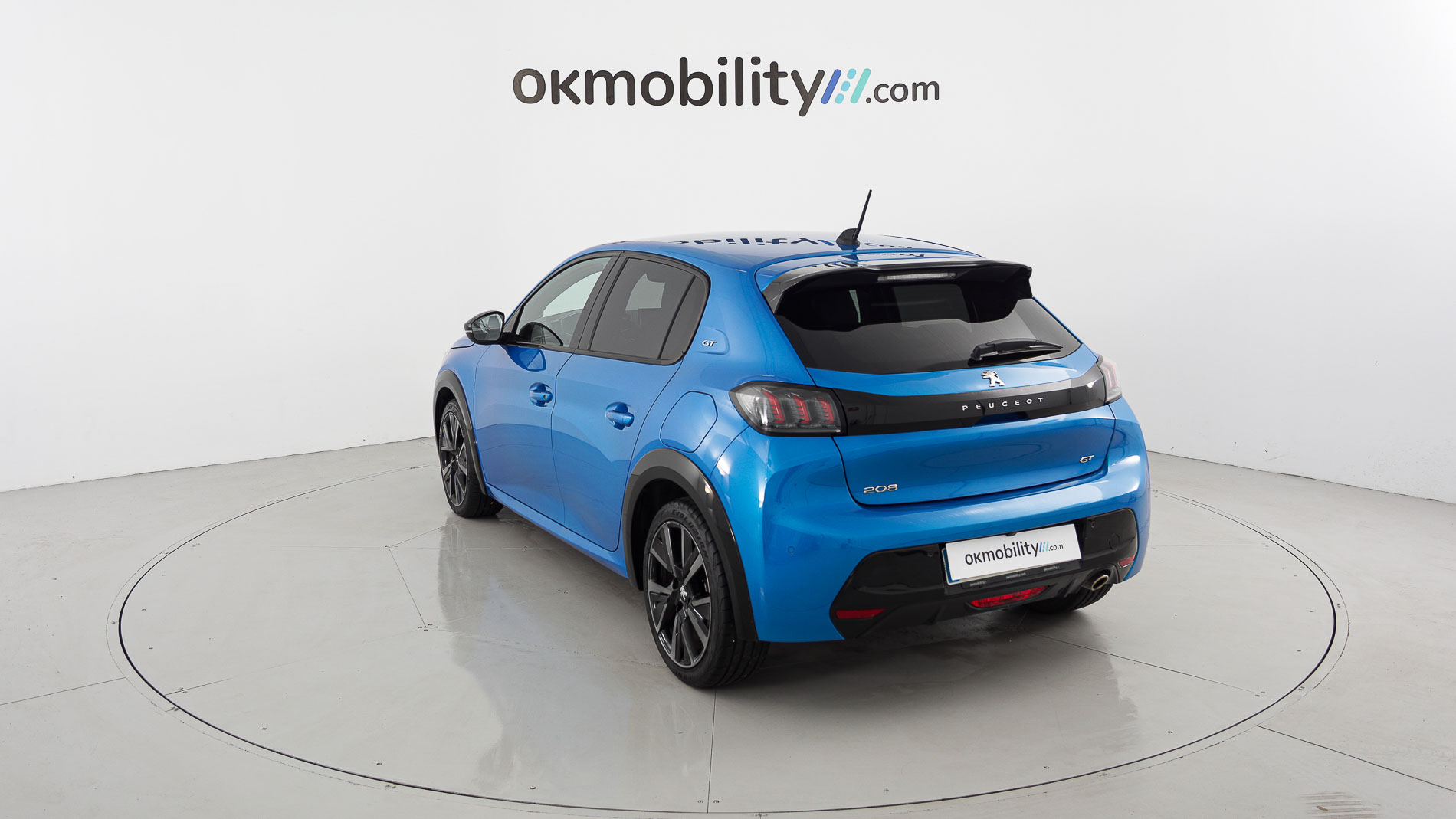 peugeot 208 gt 1.2 PURETECH 100 EAT 2023 azul vertigo 9