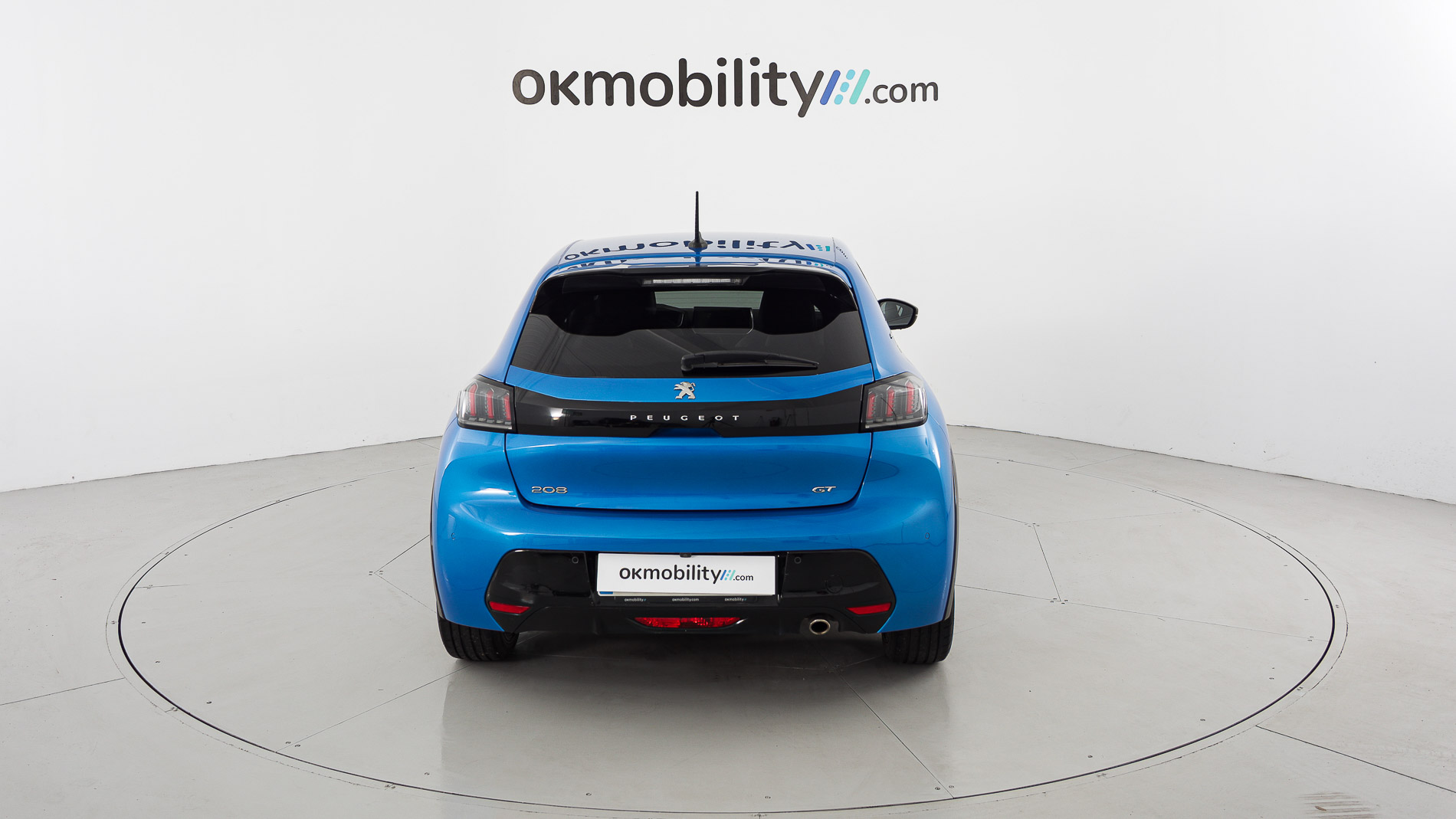 peugeot 208 gt 1.2 PURETECH 100 EAT 2023 azul vertigo 10