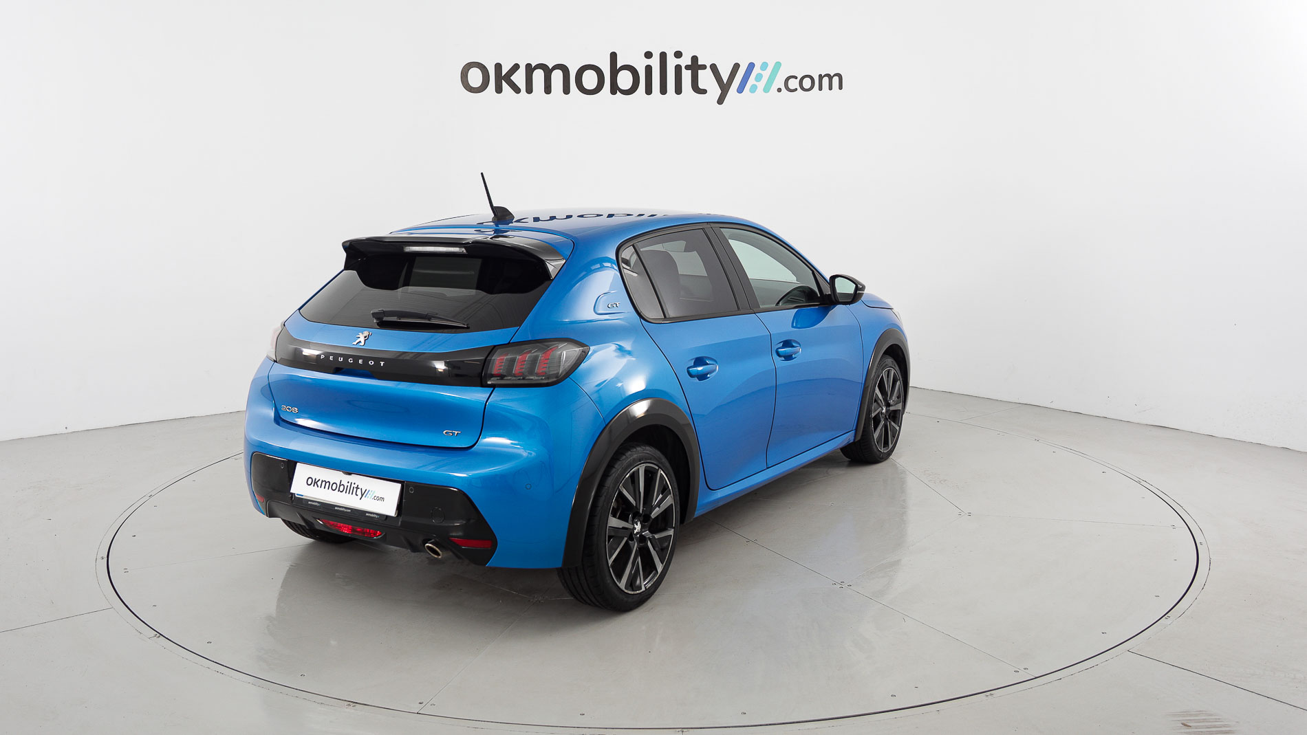 peugeot 208 gt 1.2 PURETECH 100 EAT 2023 azul vertigo 11