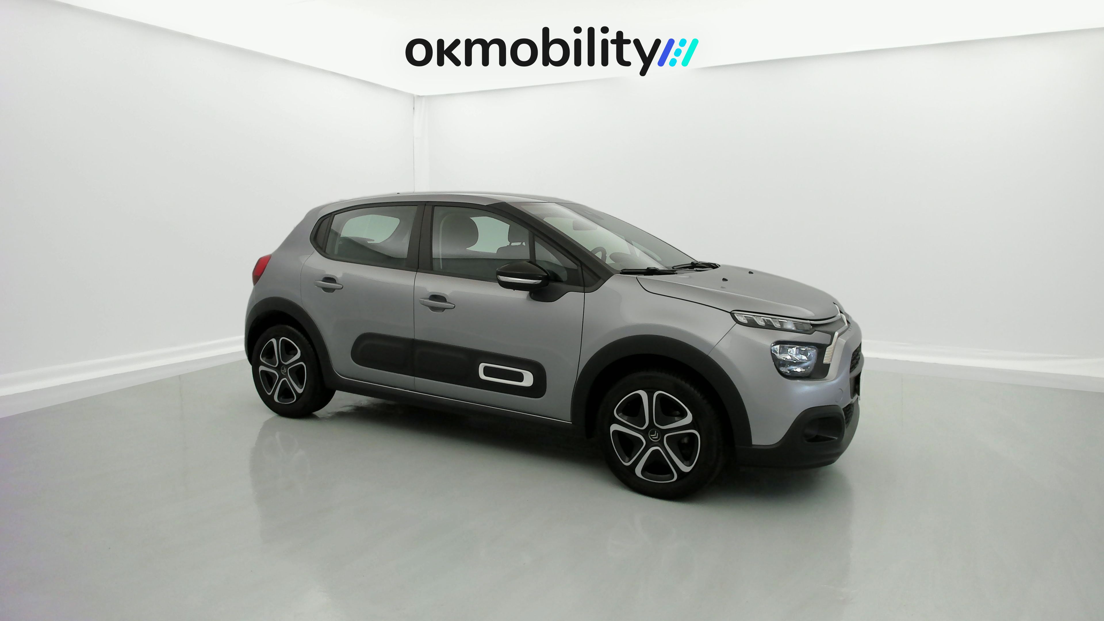 citroen c3 origin plus 1.5 BLUEHDI 100 2024 gris acero metalizado 3