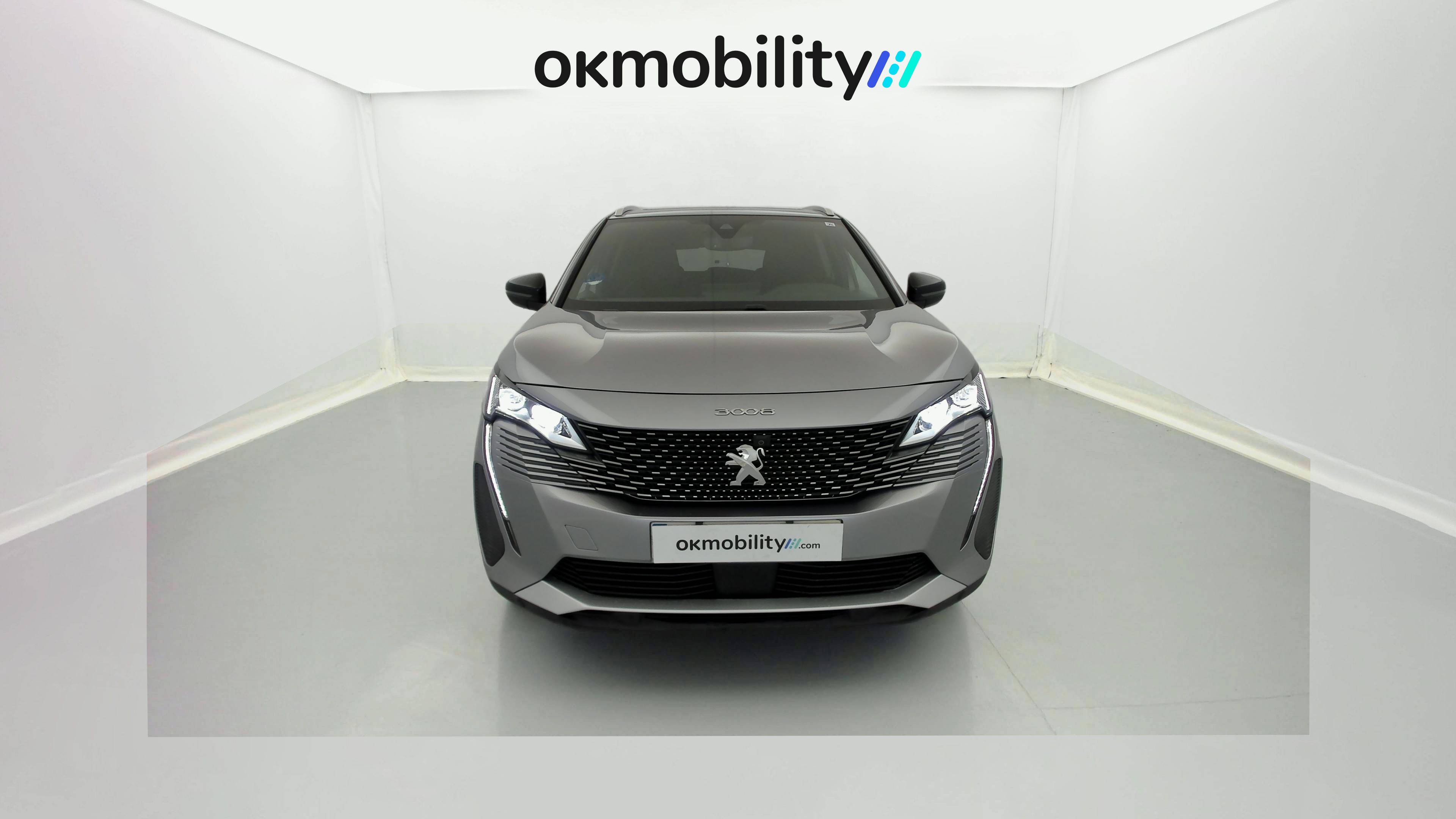 peugeot 3008 gt pack 1.6 HYBRID 300 EAT PHEV 2022 gris artense / negro 4