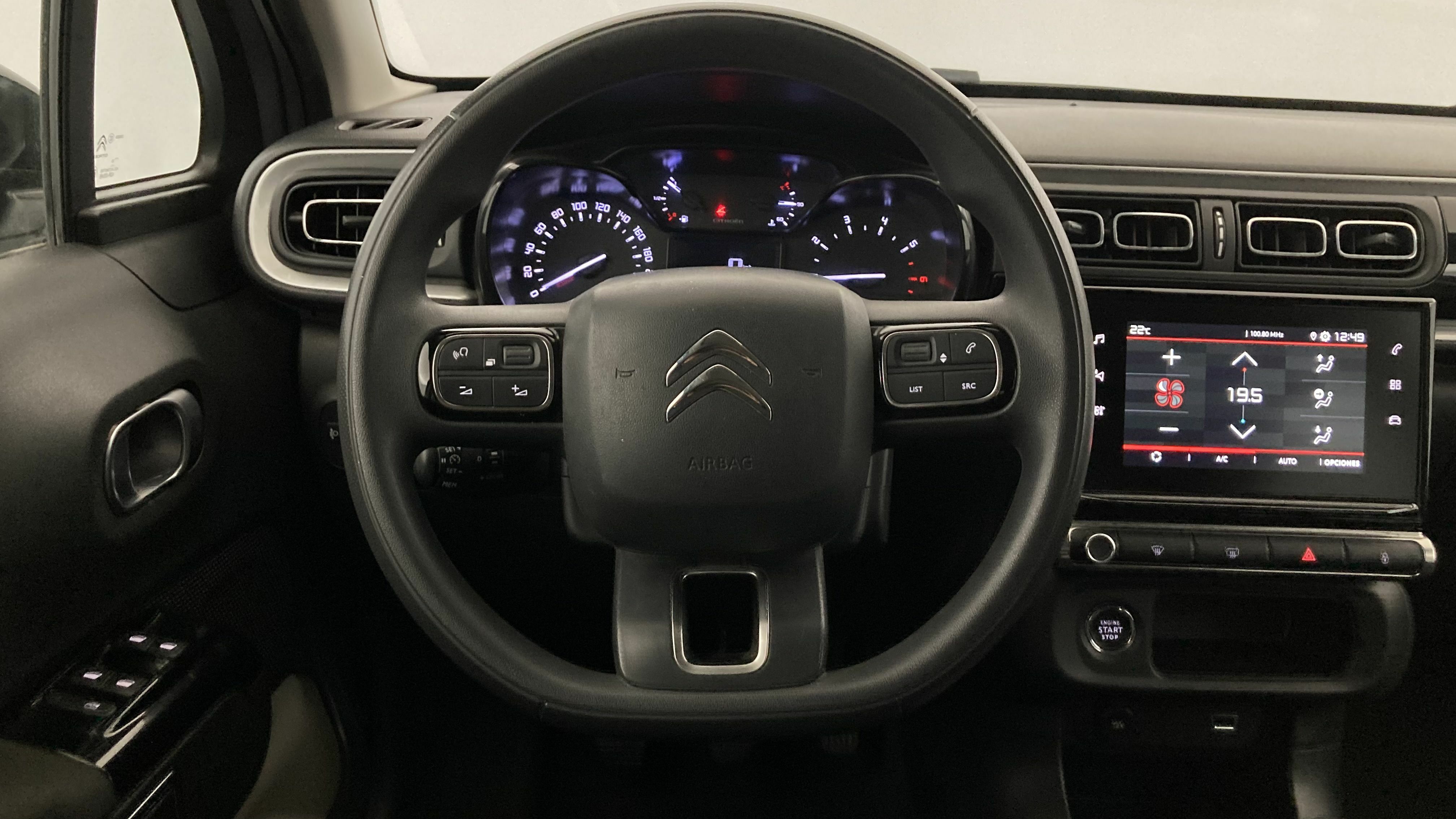 citroen c3 shine 1.2 PURETECH 83 2023 gris acero / negro 17