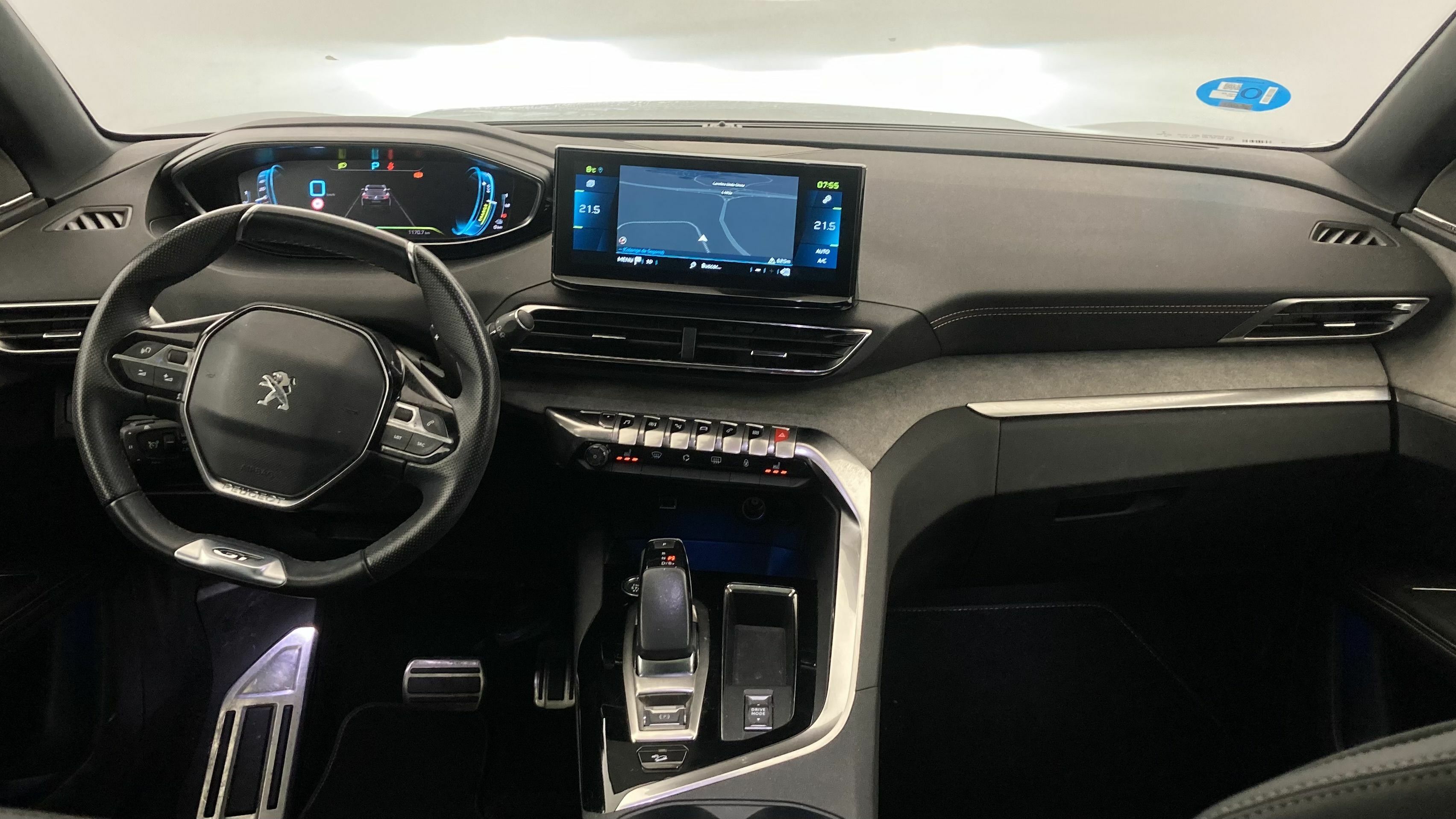 peugeot 3008 gt pack 1.6 HYBRID 300 EAT PHEV 2022 gris artense / negro 15