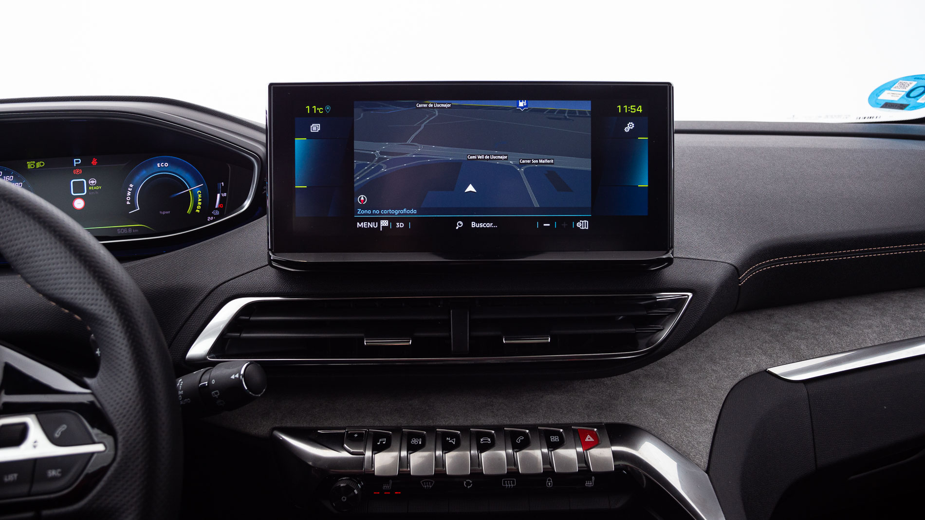 peugeot 3008 gt pack 1.6 HYBRID 300 EAT PHEV 2022 gris artense / negro 18