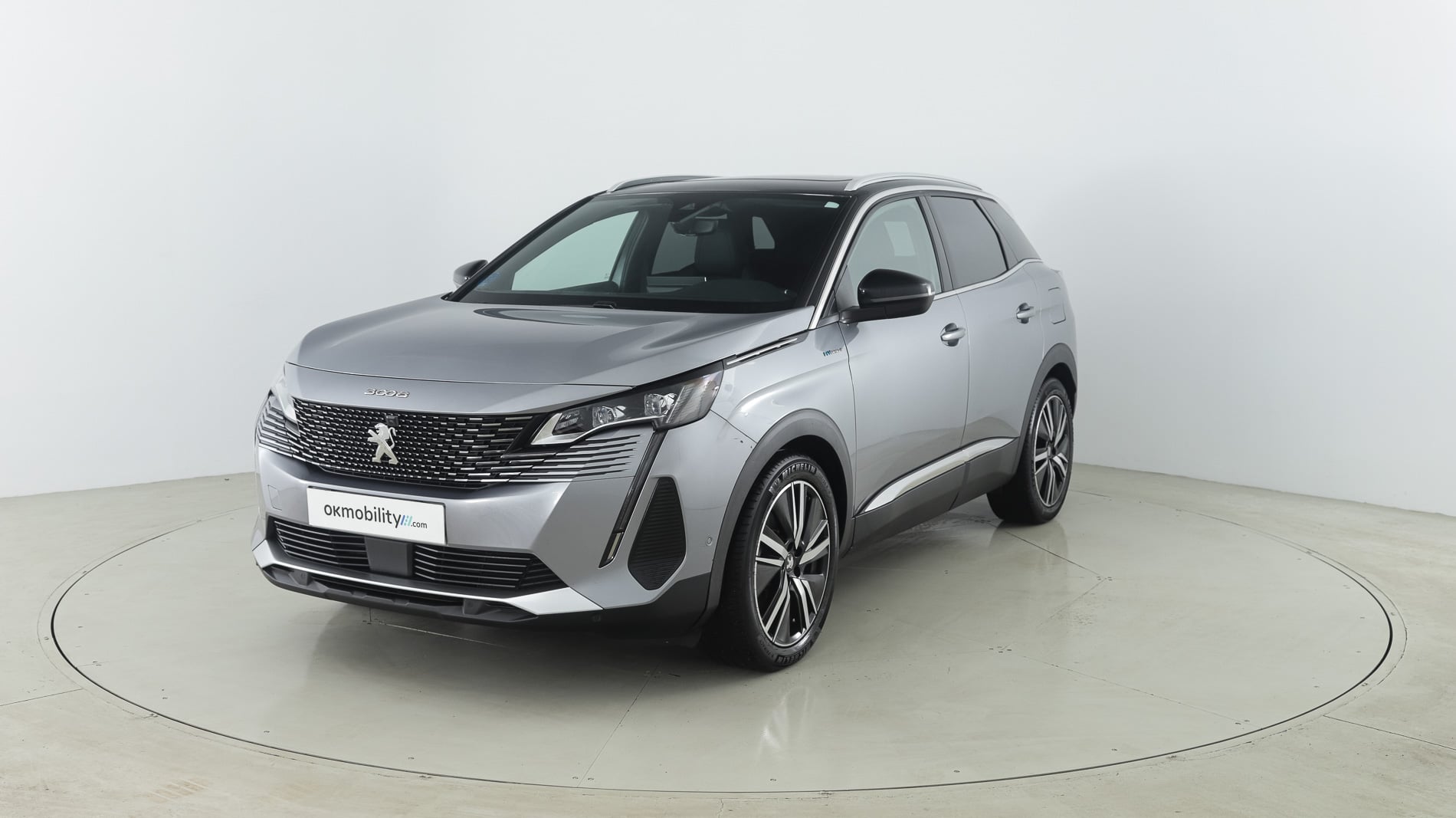 peugeot 3008 gt pack 1.6 HYBRID 300 EAT PHEV 2022 gris artense / negro 1