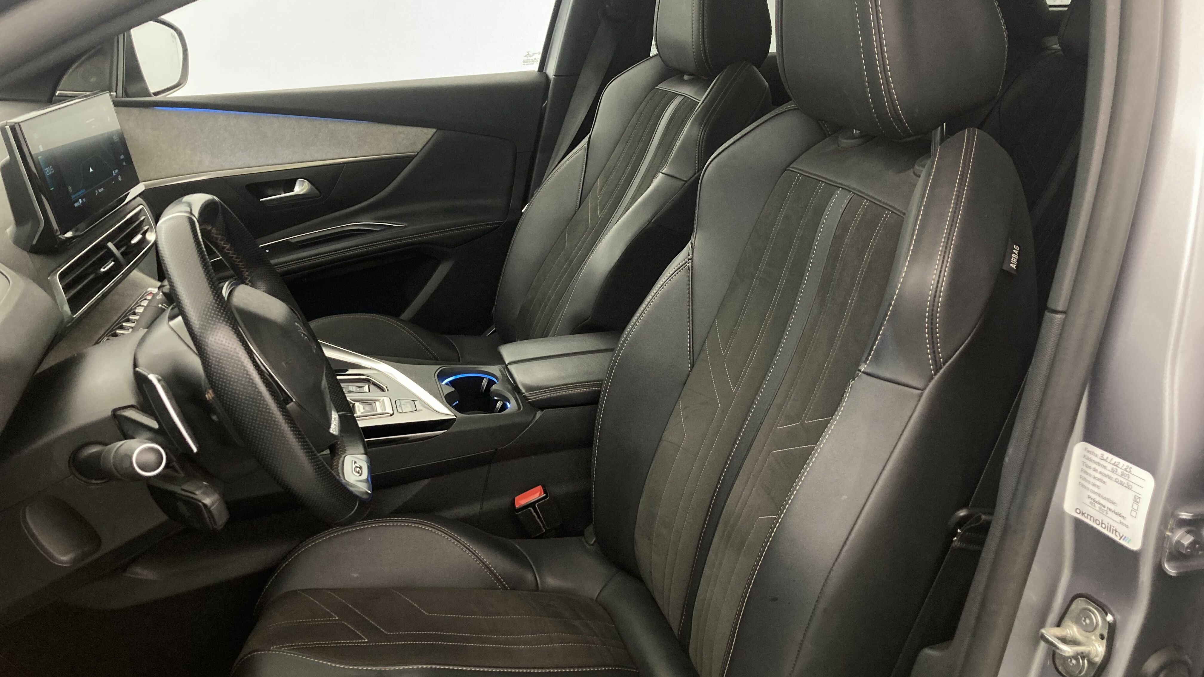 peugeot 3008 gt pack 1.6 HYBRID 300 EAT PHEV 2022 gris artense / negro 13