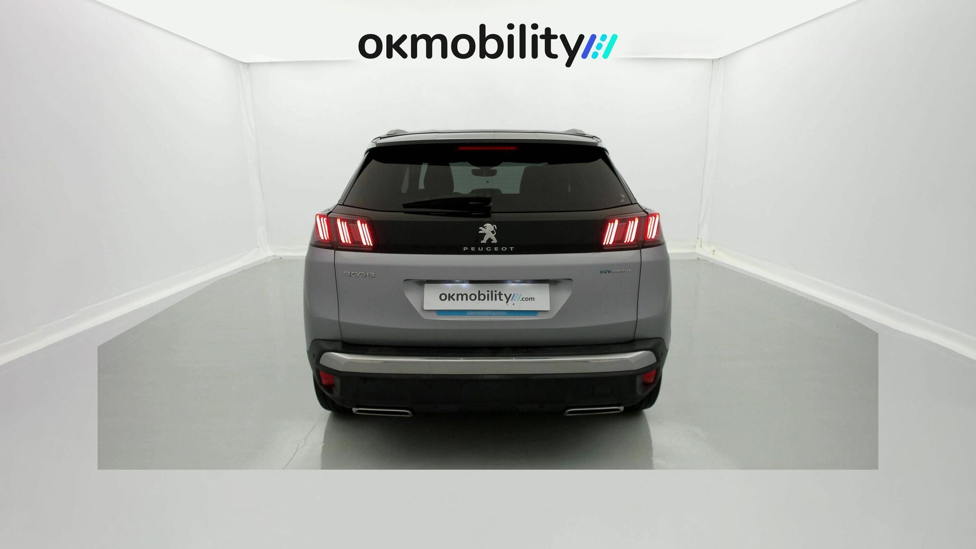 peugeot 3008 gt pack 1.6 HYBRID 300 EAT PHEV 2022 gris artense / negro 9