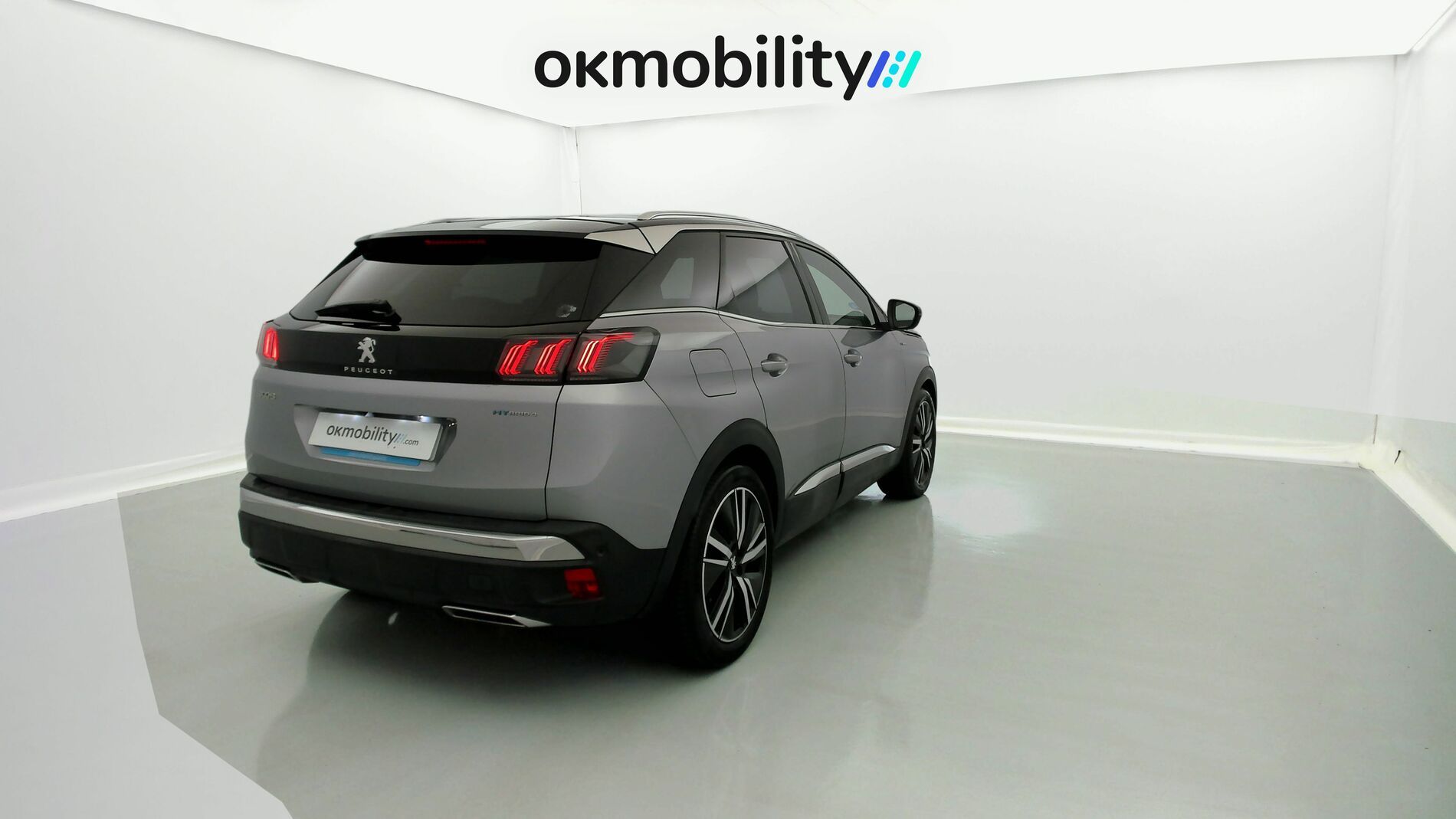 peugeot 3008 gt pack 1.6 HYBRID 300 EAT PHEV 2022 gris artense / negro 10