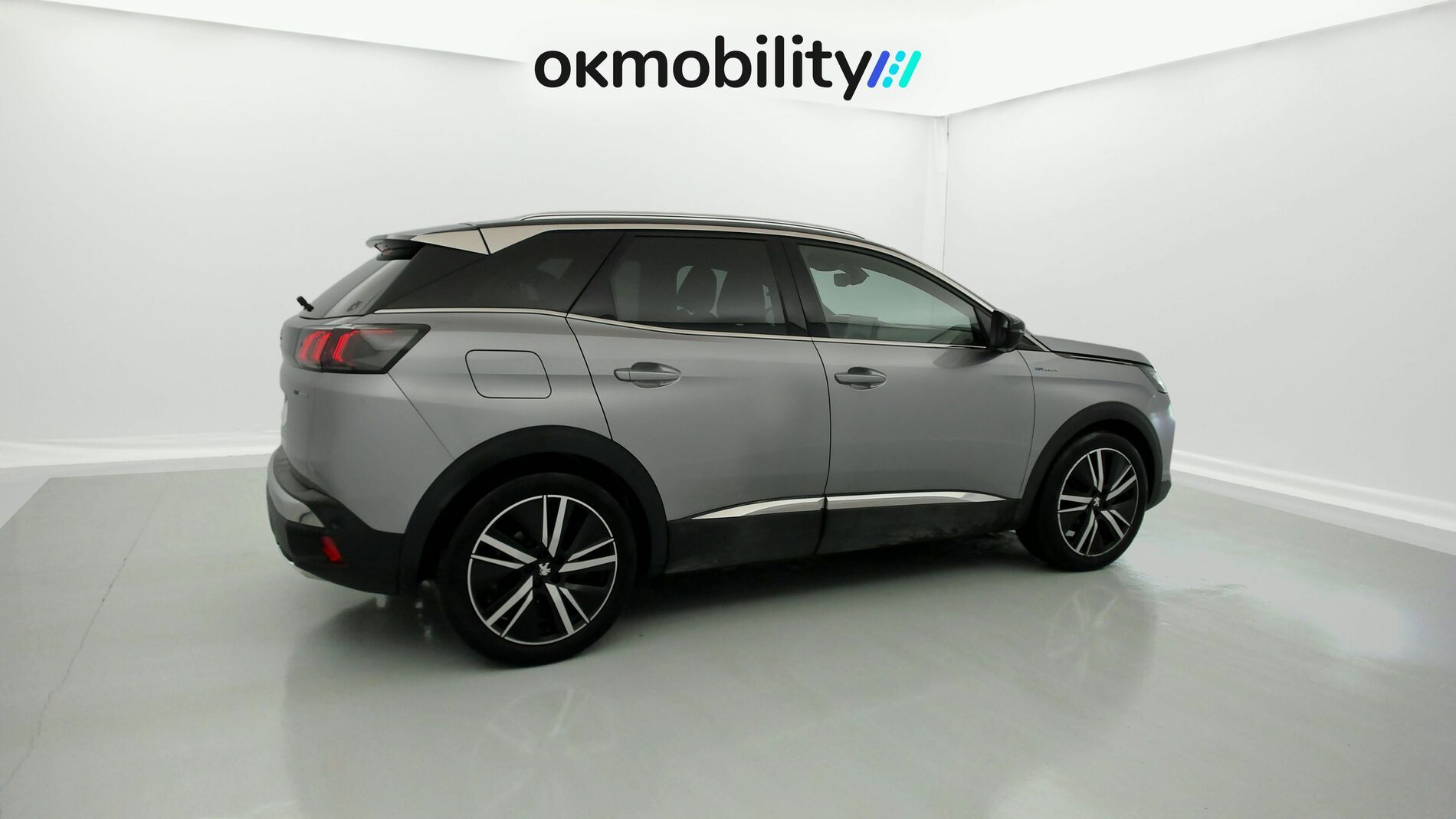 peugeot 3008 gt pack 1.6 HYBRID 300 EAT PHEV 2022 gris artense / negro 11