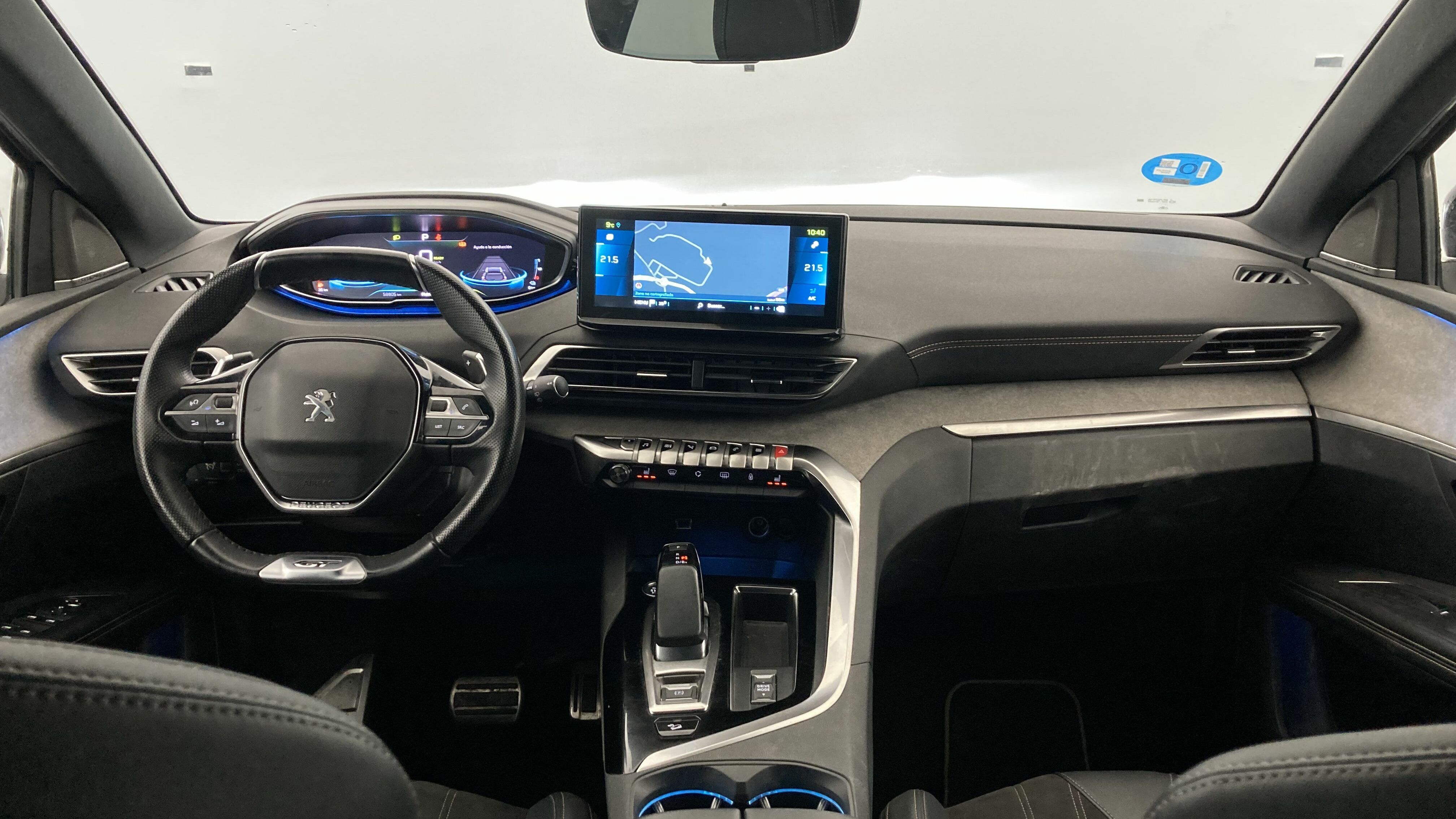 peugeot 3008 gt pack 1.6 HYBRID 300 EAT PHEV 2022 gris artense / negro 16