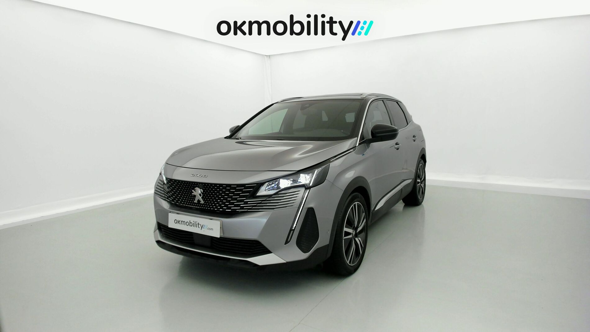 peugeot 3008 gt pack 1.6 HYBRID 300 EAT PHEV 2022 gris artense / negro 1