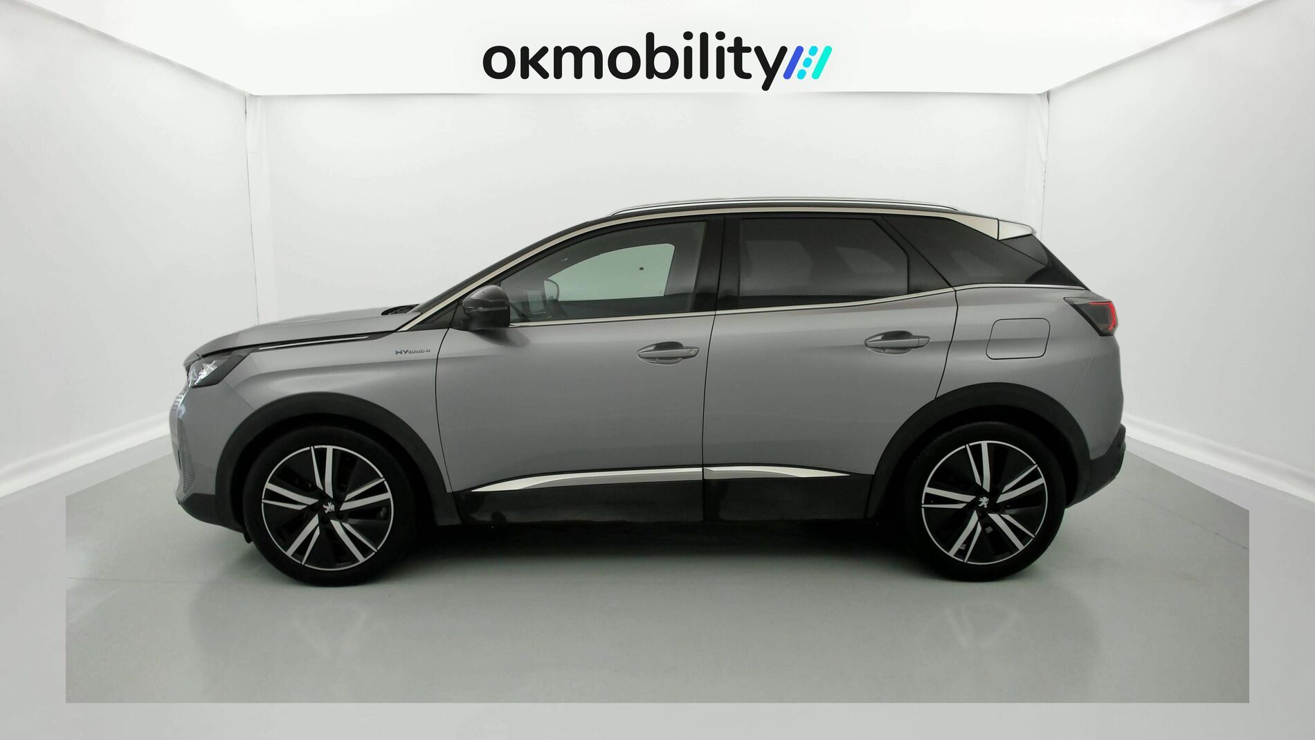 peugeot 3008 gt pack 1.6 HYBRID 300 EAT PHEV 2022 gris artense / negro 7
