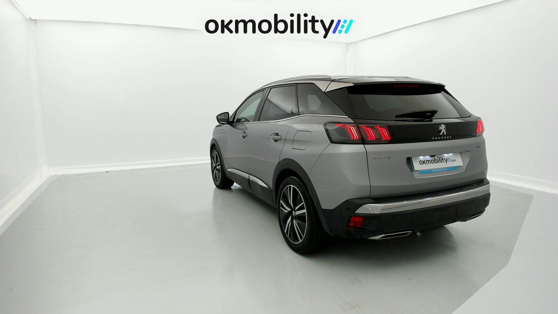 peugeot 3008 gt pack 1.6 HYBRID 300 EAT PHEV 2022 gris artense / negro 9