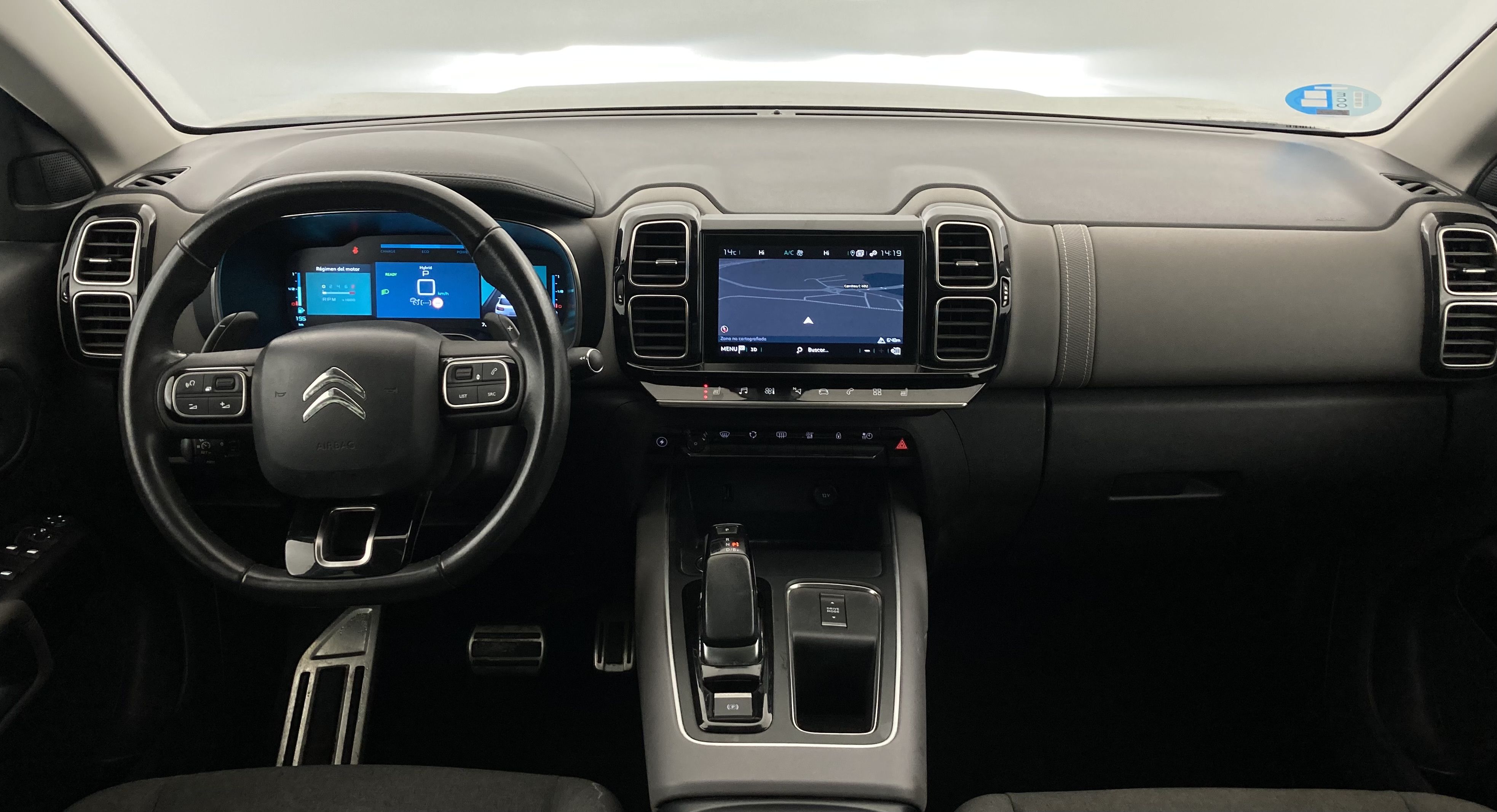 citroen c5 aircross shine 1.6 PURETECH HYBRID 225 E-EAT 2022 blanco nacarado / negro 29