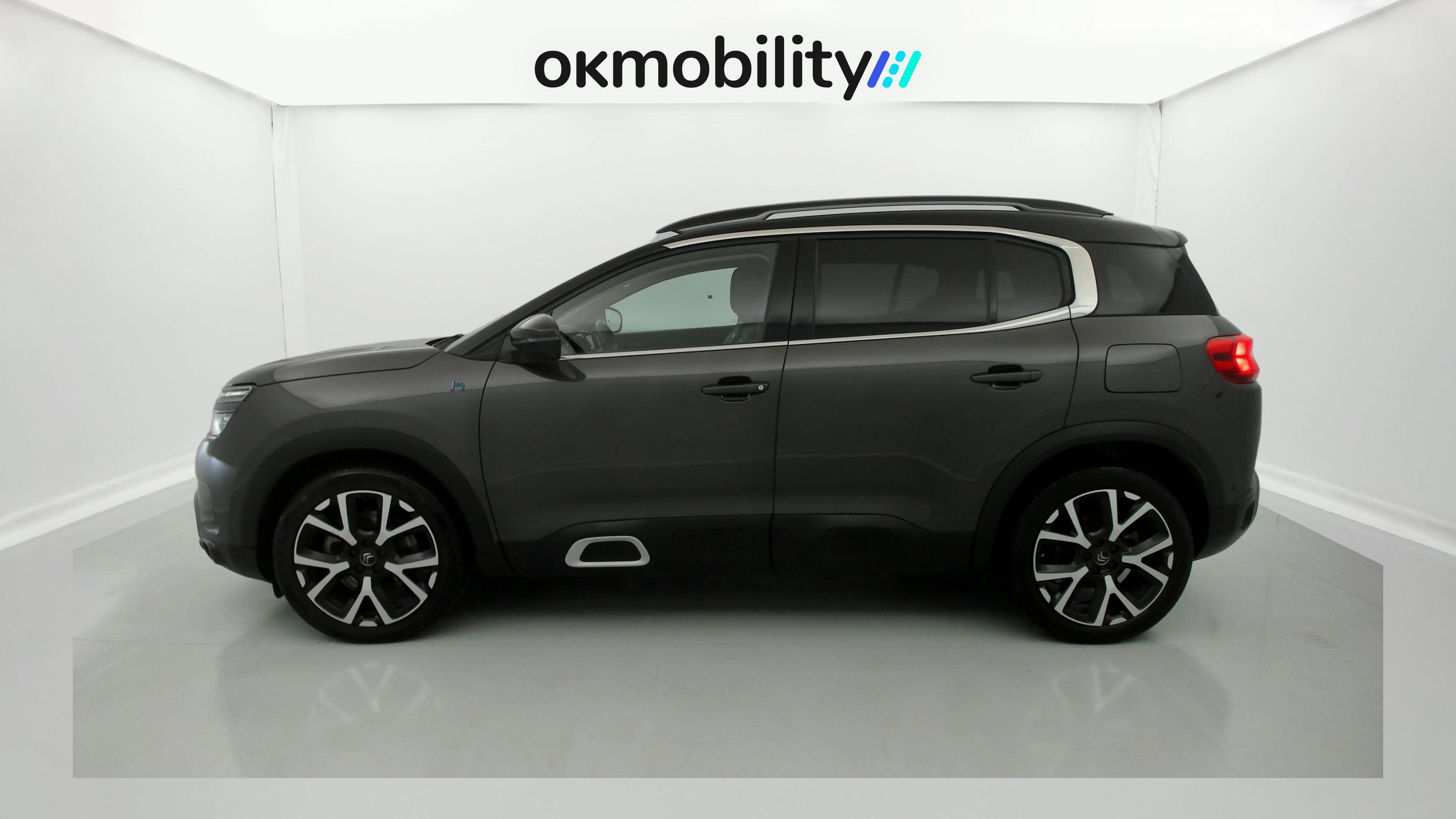 citroen c5 aircross shine 1.6 PURETECH HYBRID 225 E-EAT 2022 gris platino / negro 9