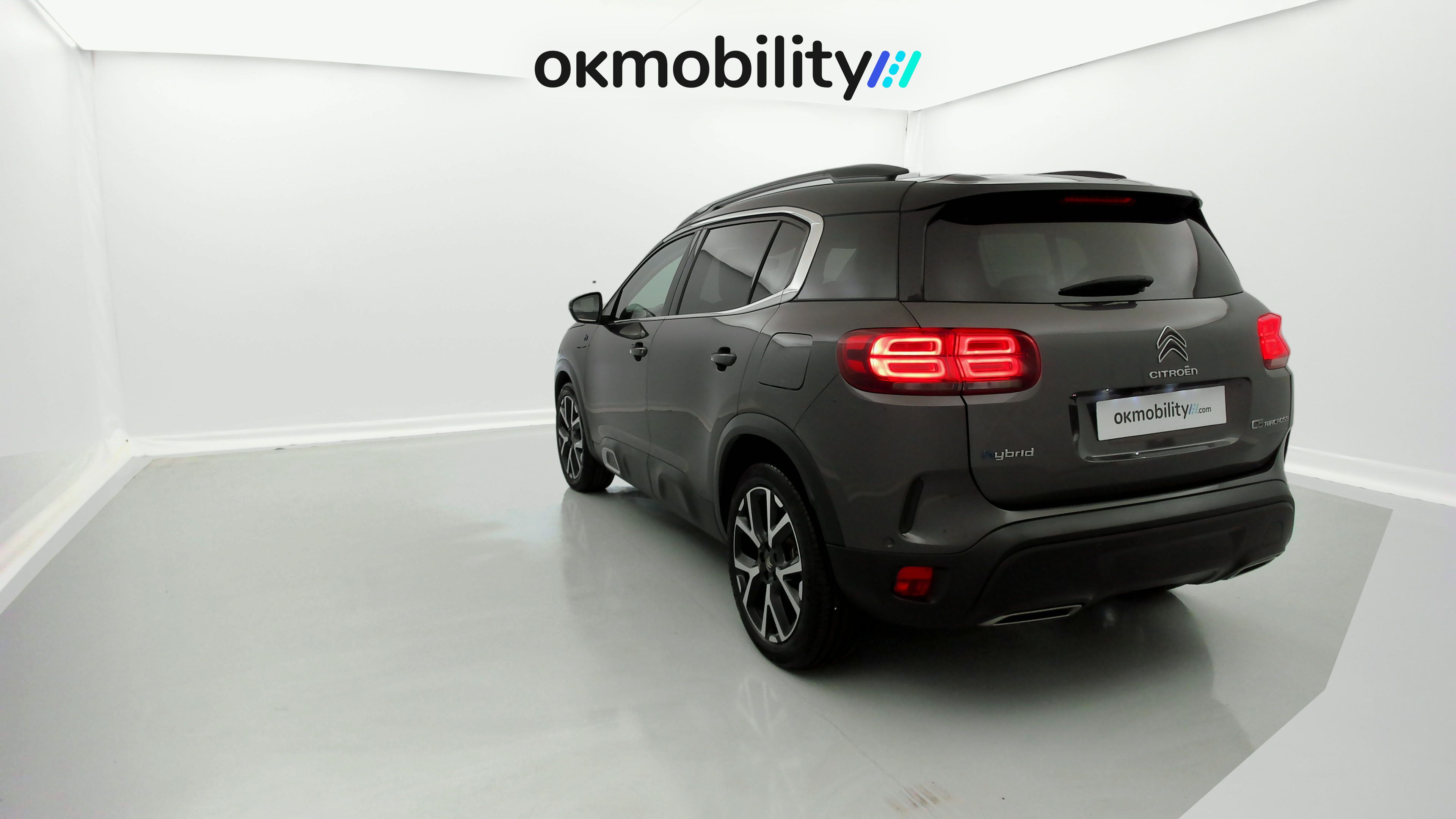 citroen c5 aircross shine 1.6 PURETECH HYBRID 225 E-EAT 2022 gris platino / negro 11