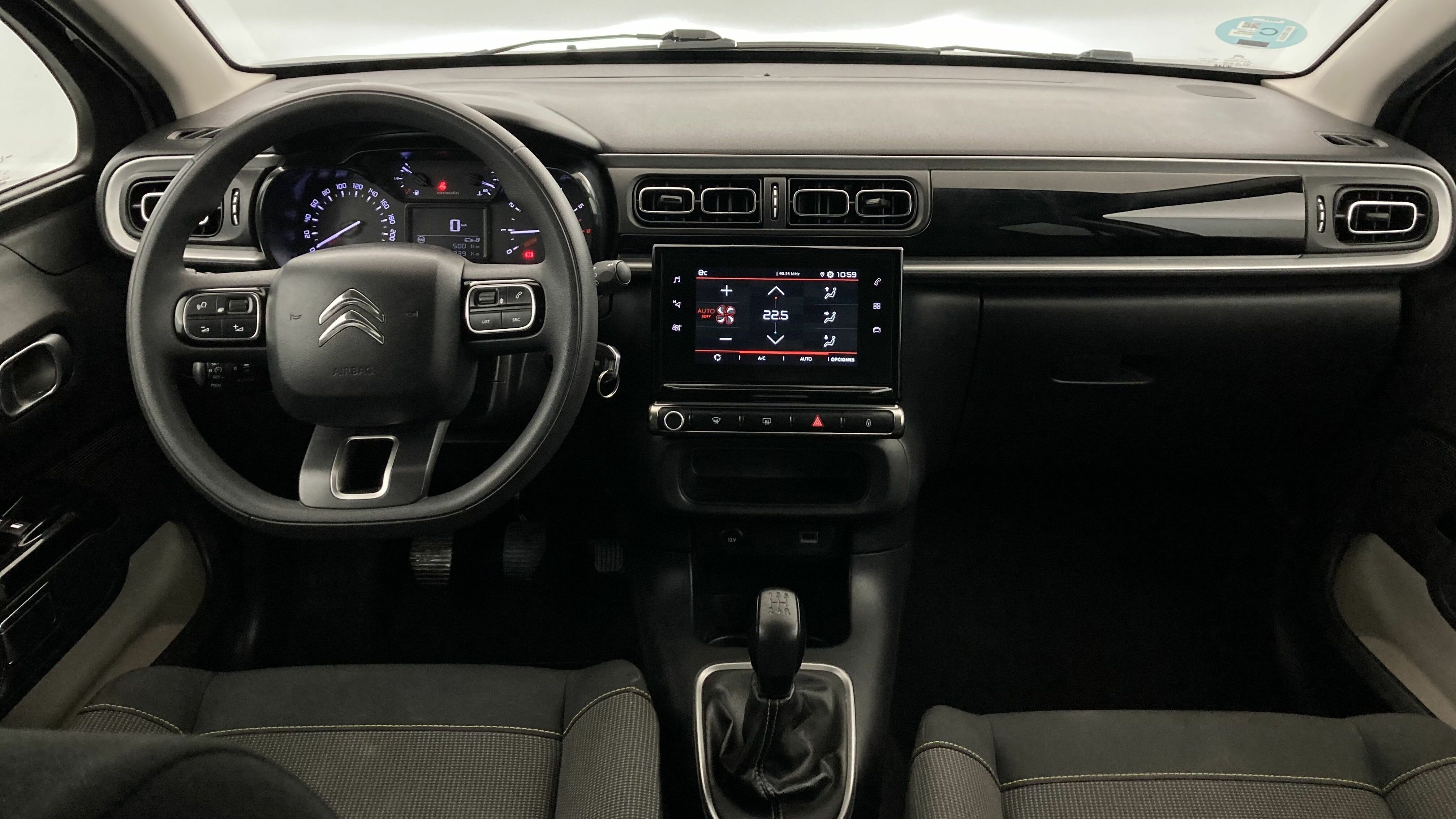 citroen c3 origin max 1.2 PURETECH 83 2024 gris platino / negro 17