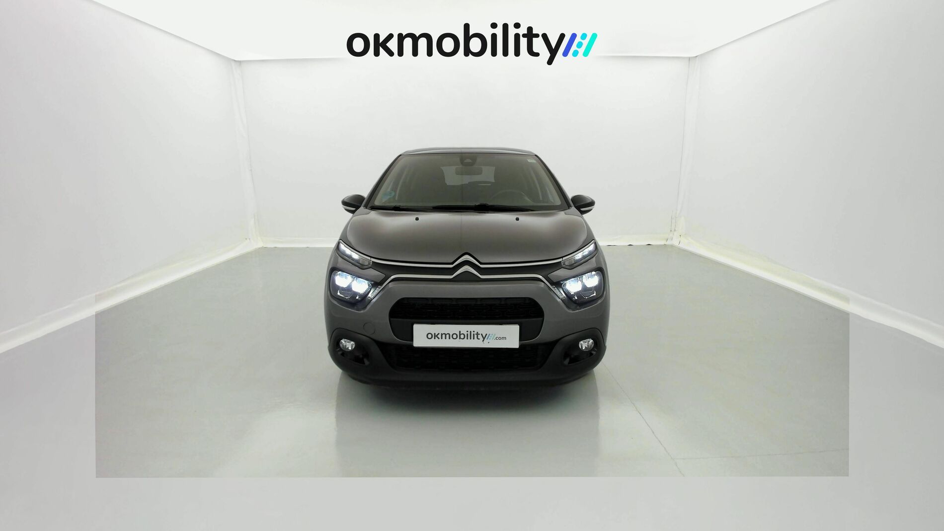 citroen c3 origin max 1.2 PURETECH 83 2024 gris platino / negro 4