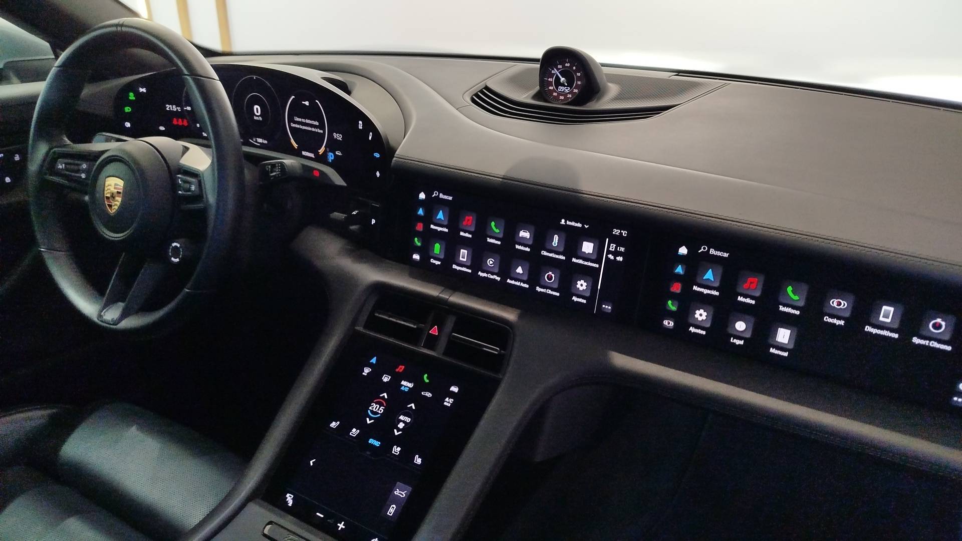 porsche taycan 4s nv 79.2KWH - 530 2023 plata dolomita metalizado 14