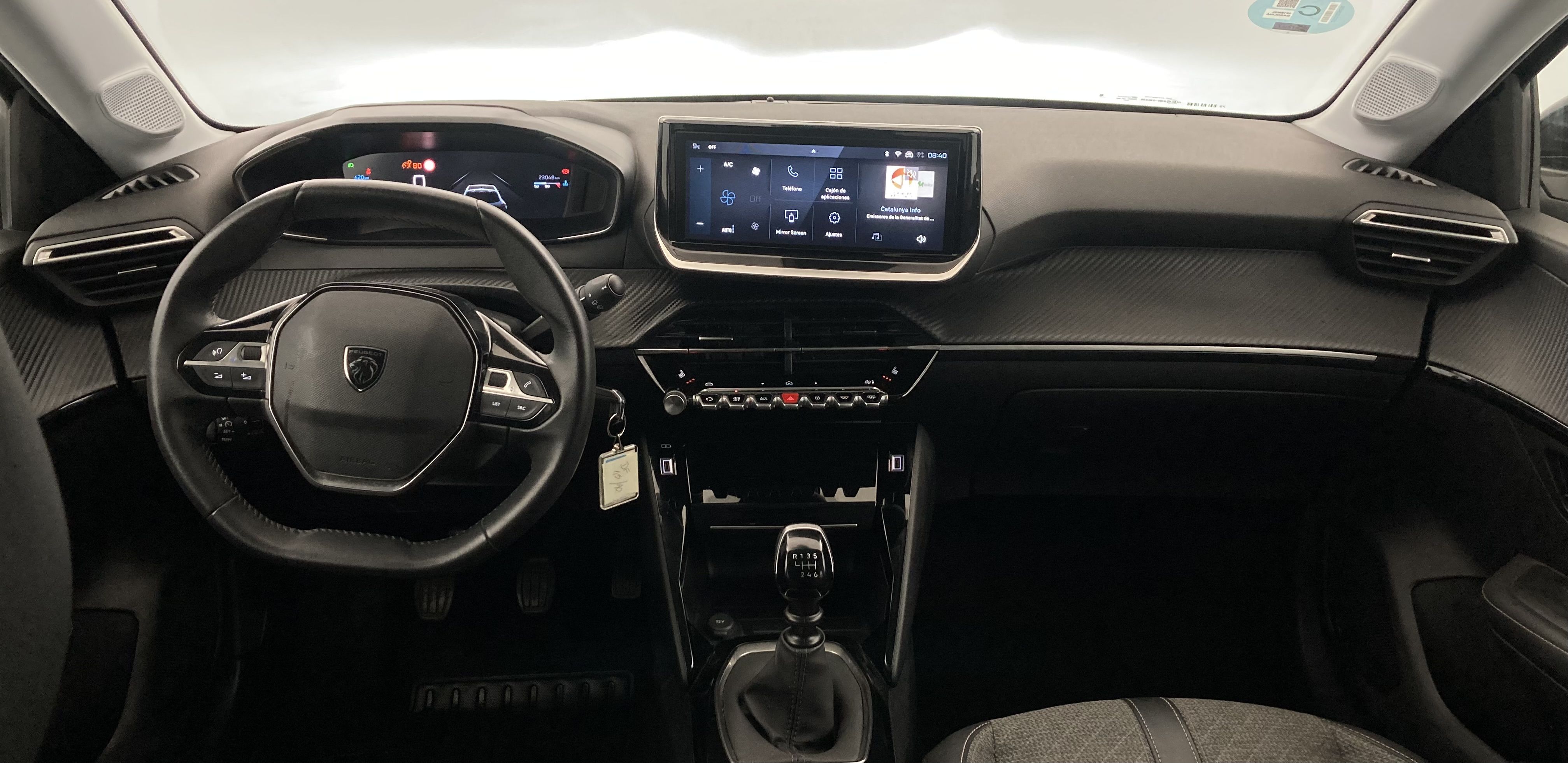 peugeot 208 allure 1.2 PURETECH 100 2024 grigio selenium 28