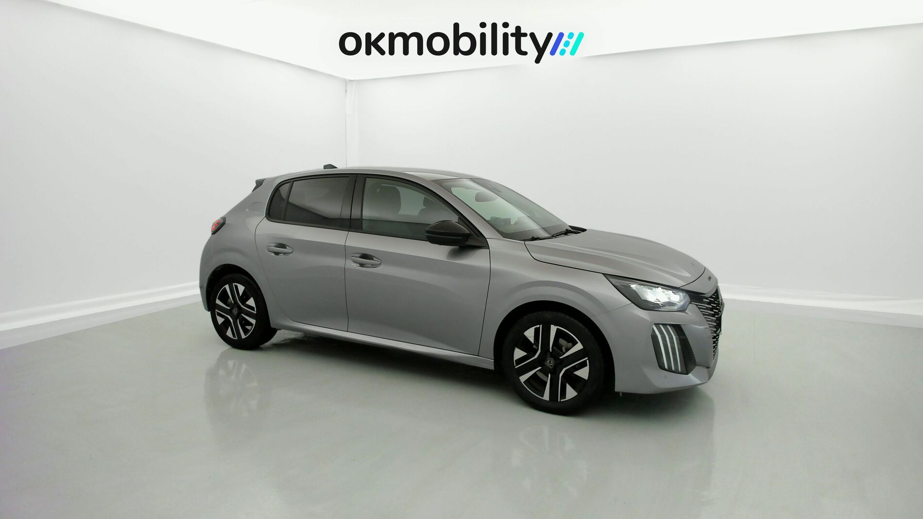 peugeot 208 allure 1.2 PURETECH 100 2024 gris artense 2