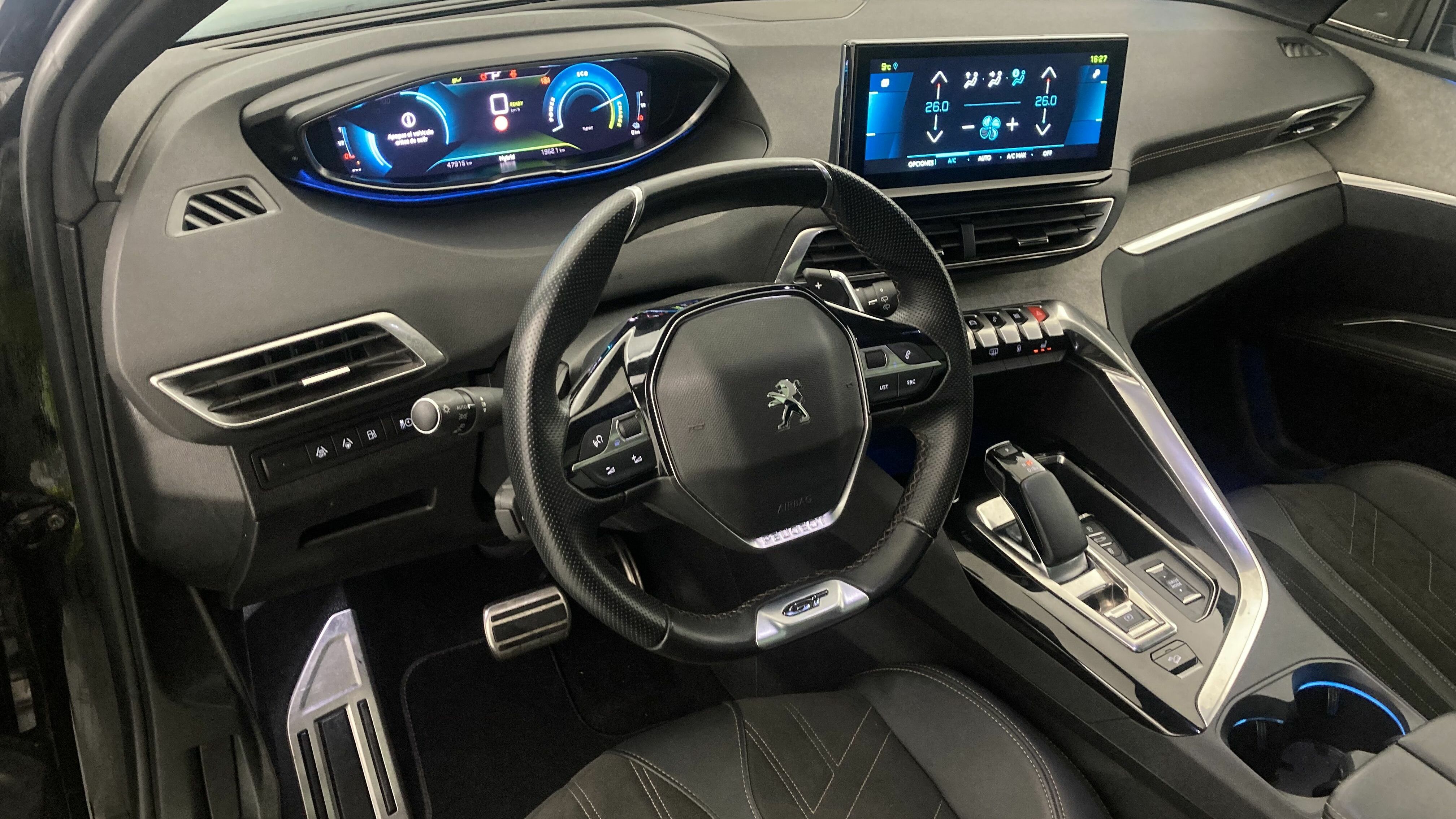 peugeot 3008 gt pack 1.6 HYBRID 300 EAT PHEV 2022 negro perla nera 14