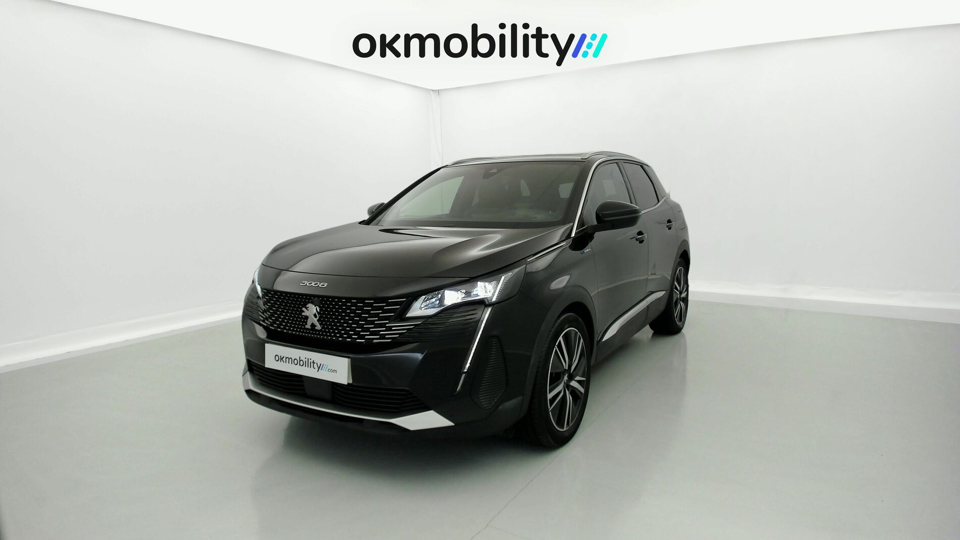 peugeot 3008 gt pack 1.6 HYBRID 300 EAT PHEV 2022 negro perla nera 1